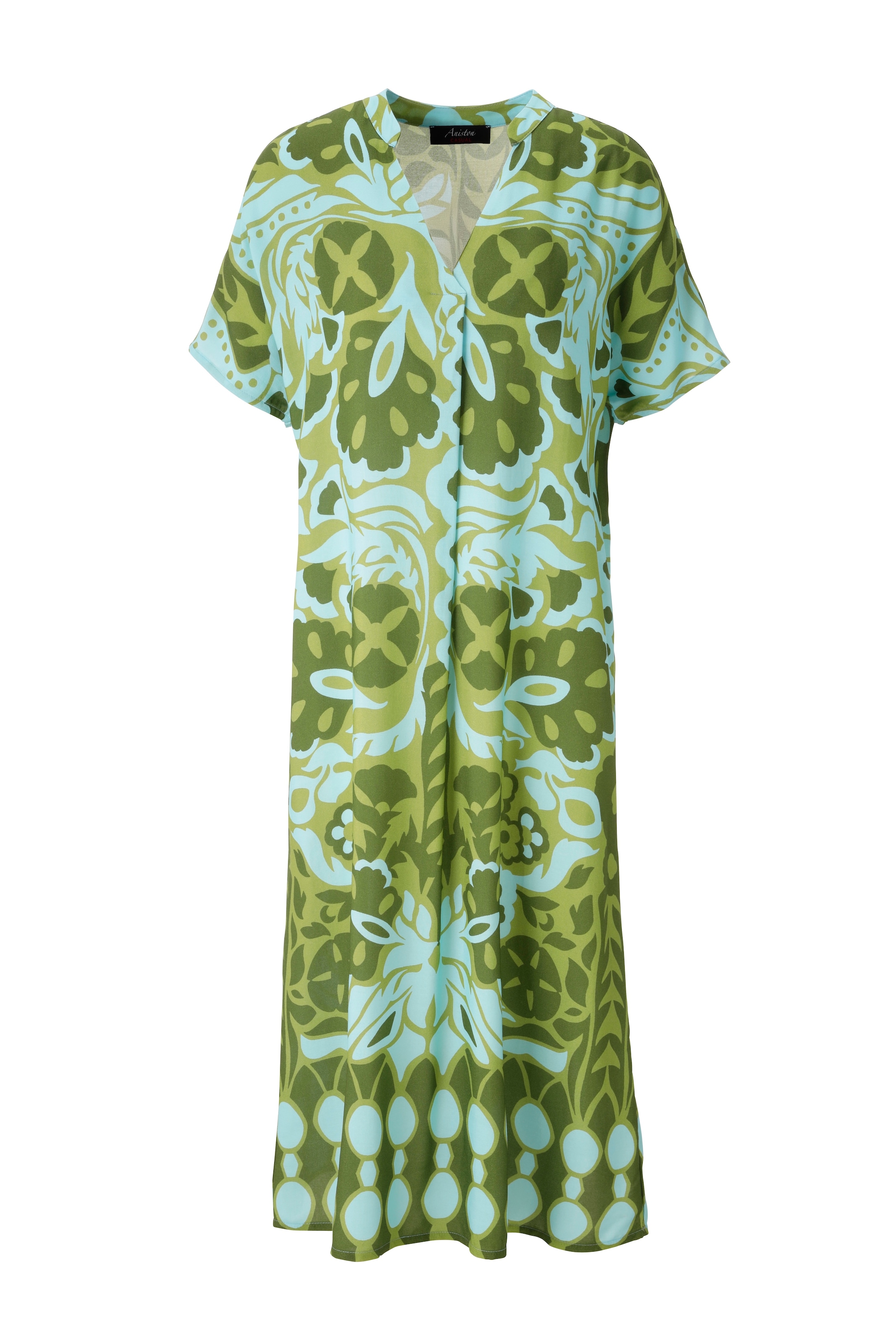 Aniston CASUAL Sommerkleid mit extravagantem, grafischen Druck