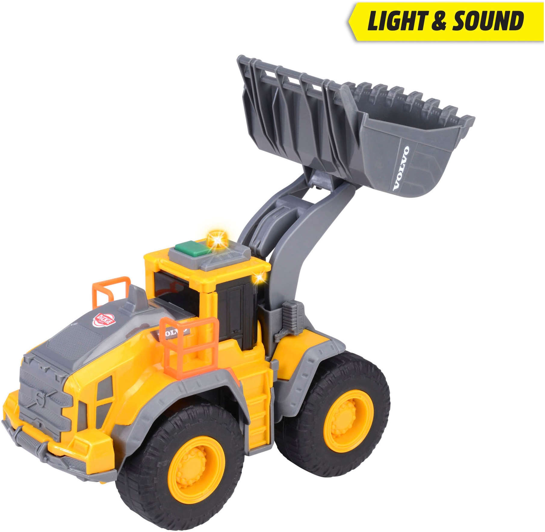 Dickie Toys Spielzeug-Radlader »Volvo Wheel Loader«, mit Licht und Sound