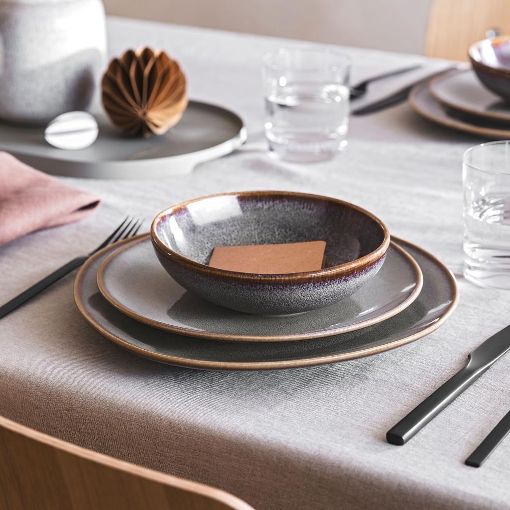 like. by Villeroy & Boch Geschirr-Set »Frühstücks-Set Lave 18er Set« Spülmaschinenfest, Mikrowellensicher