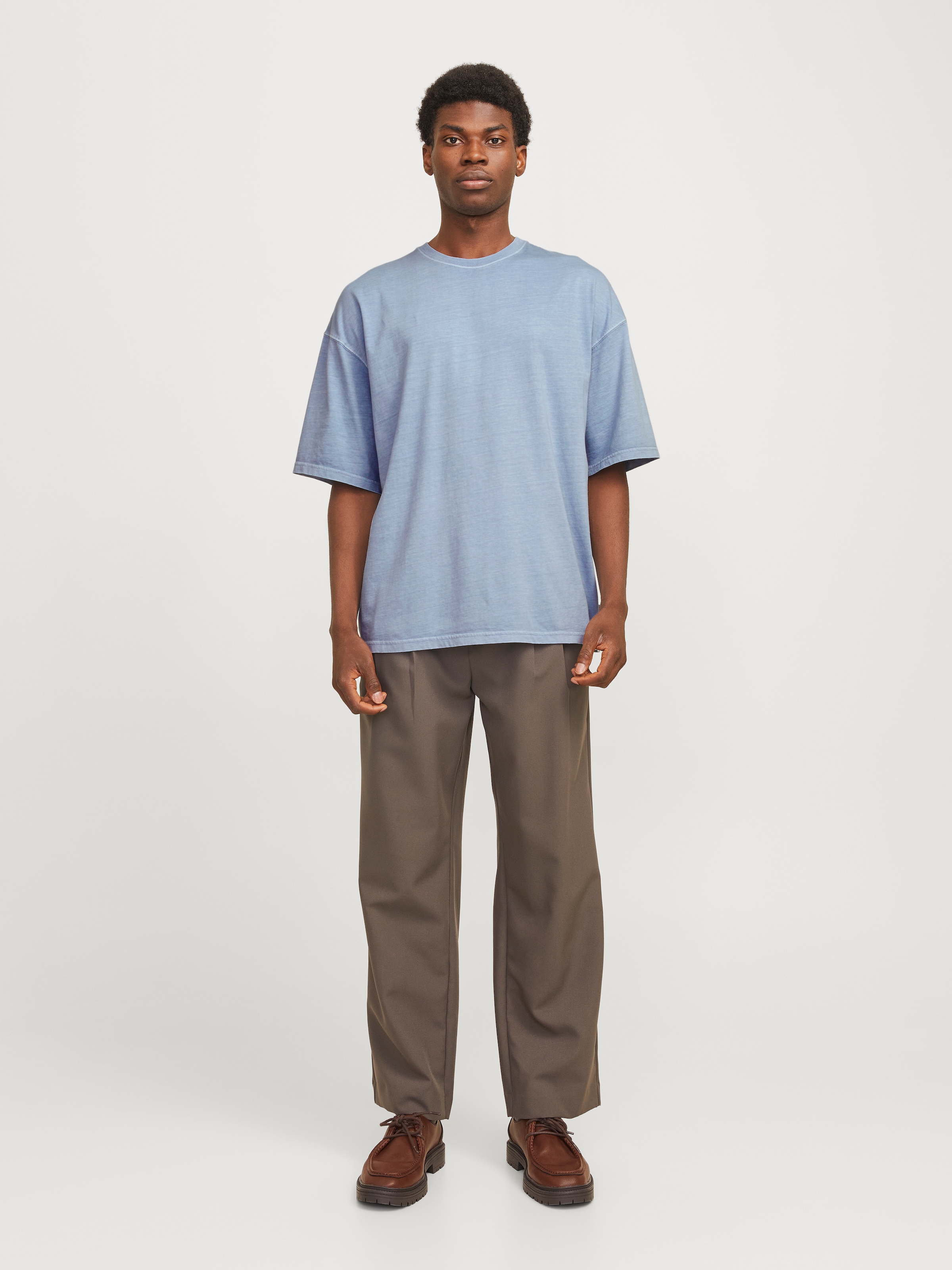 Jack & Jones Rundhalsshirt »JJECHARGE FADED TEE O-NECK NOOS«, mit Rundhalsausschnitt