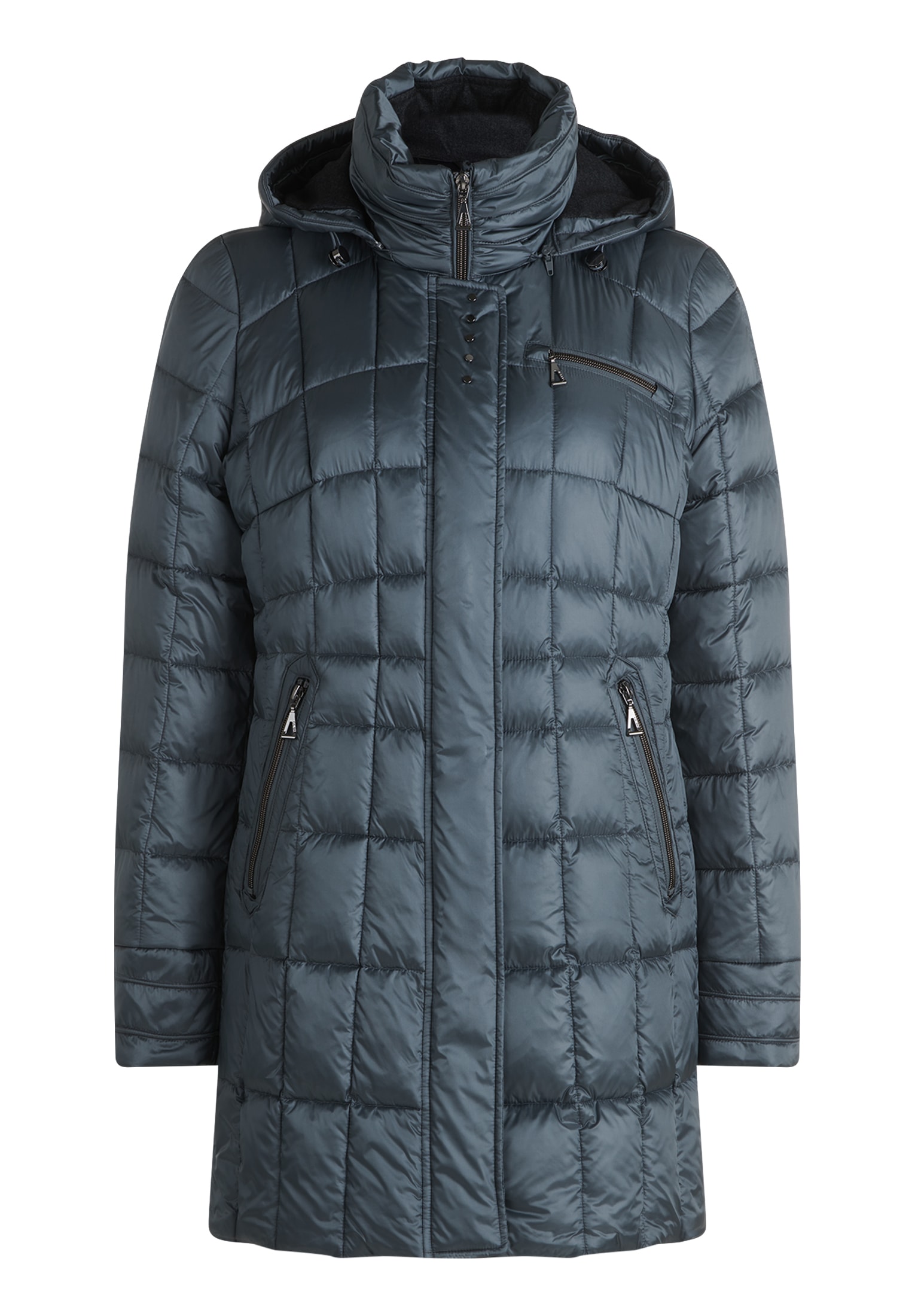 Gil Bret Steppmantel Winterjacke mit abnehmbarer Kapuze und Reißverschluss