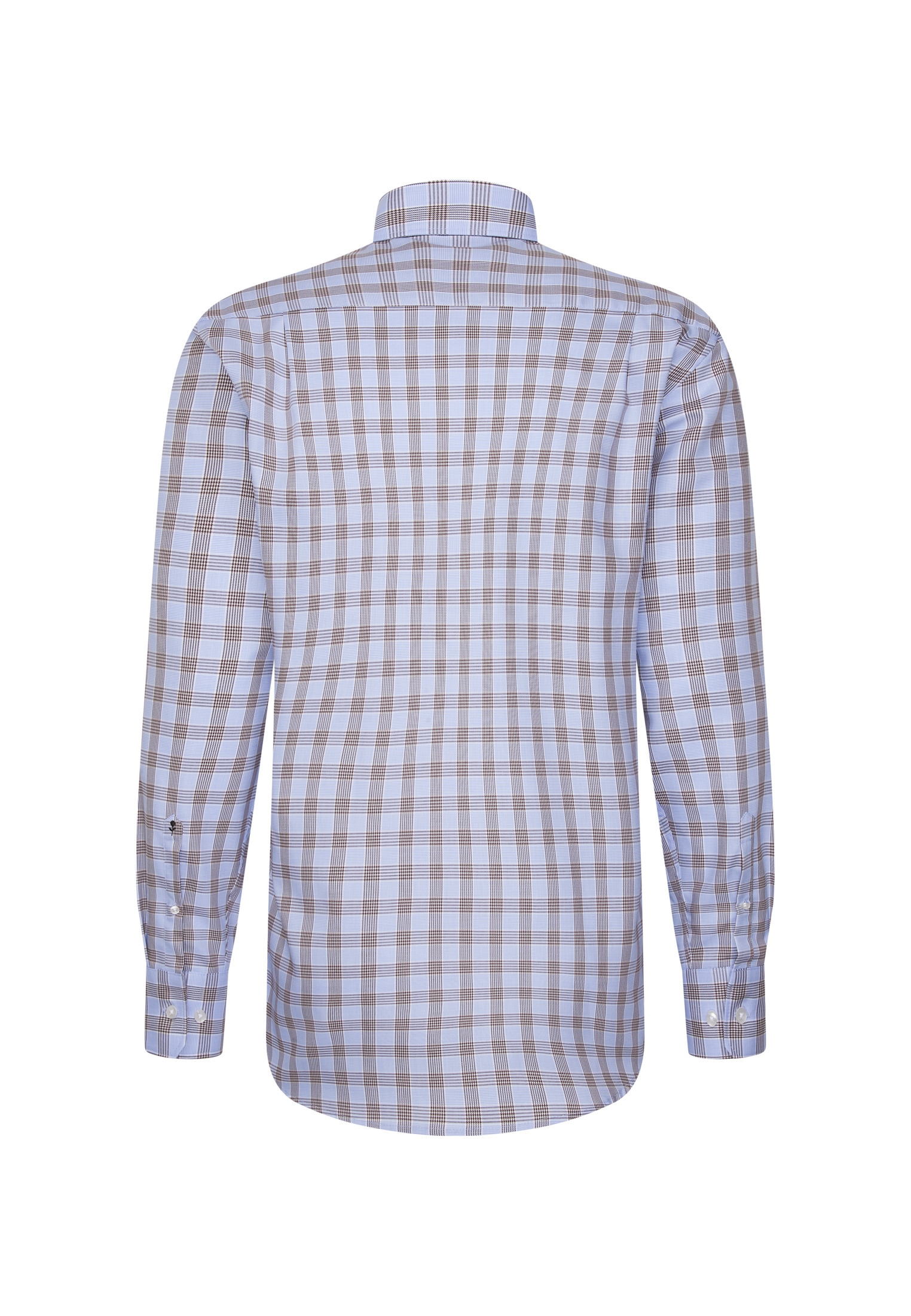 seidensticker Businesshemd »Regular« Regular 1/1 Button-Down-Kragen Karo
