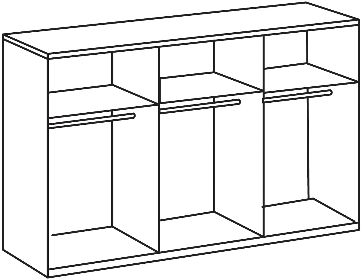 Wimex Schwebetürenschrank »Level by fresh to go«