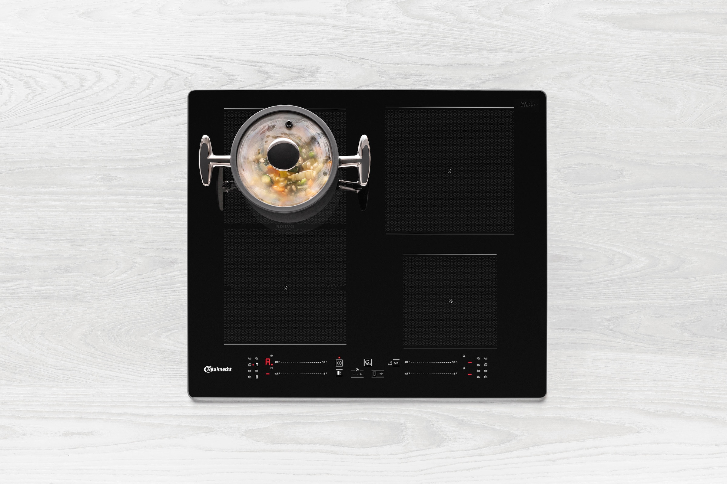 BAUKNECHT Induktions-Kochfeld von SCHOTT CERAN® »BS 3960F AL«