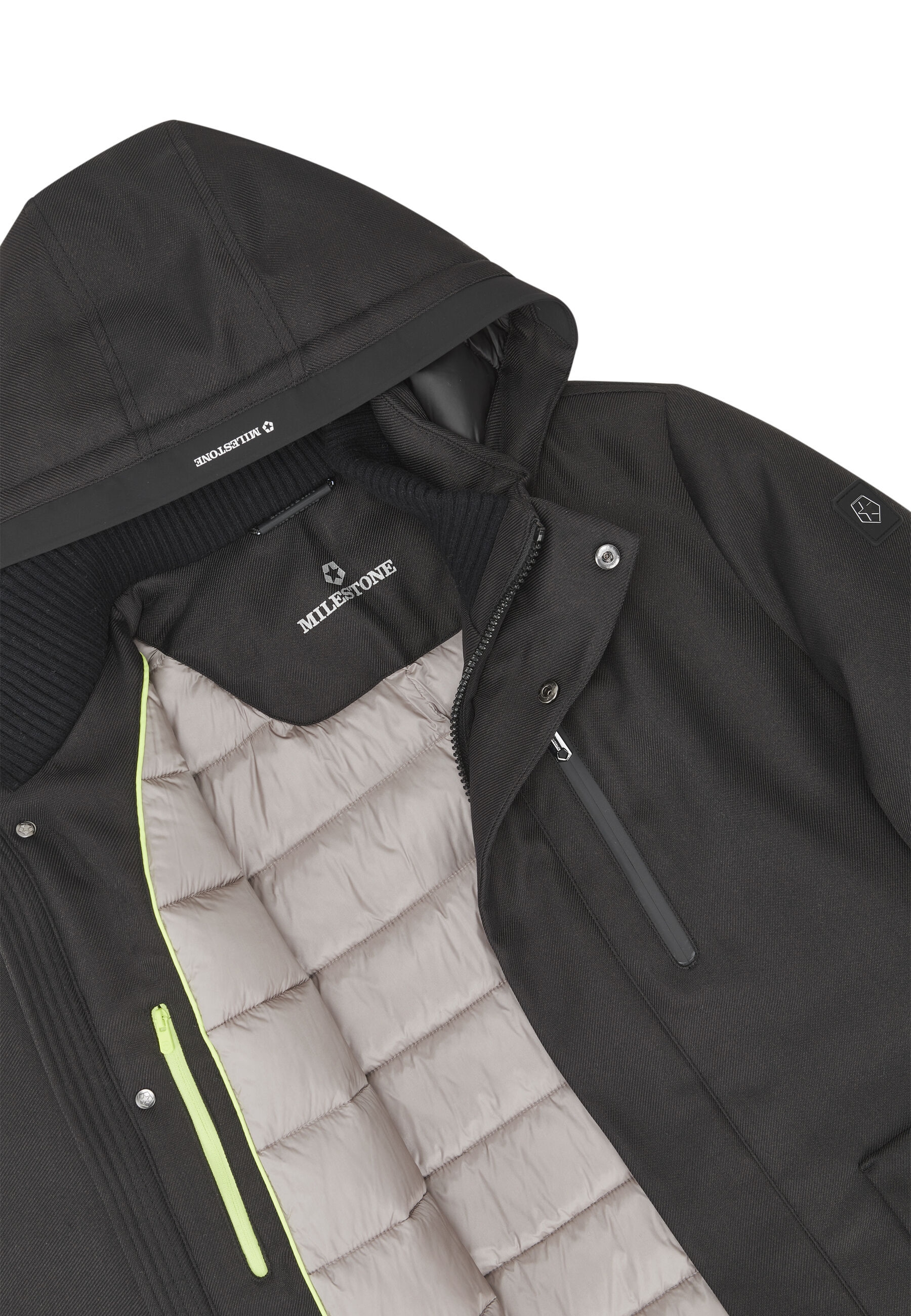 Milestone Blouson »MSKeith« mit Kapuze mit leicht taillierter Passform