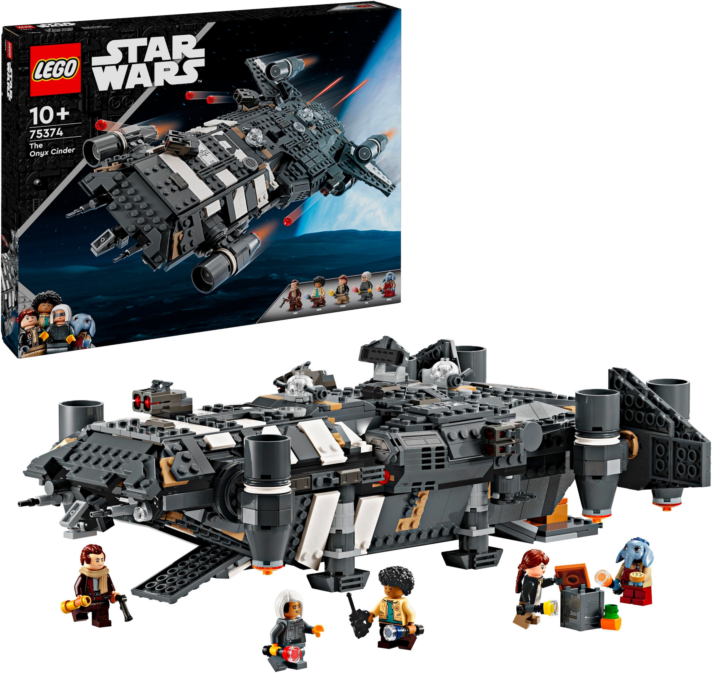 Konstruktionsspielsteine »Die Onyx Cinder (75374), LEGO Star Wars TM«, (1325 St.),...