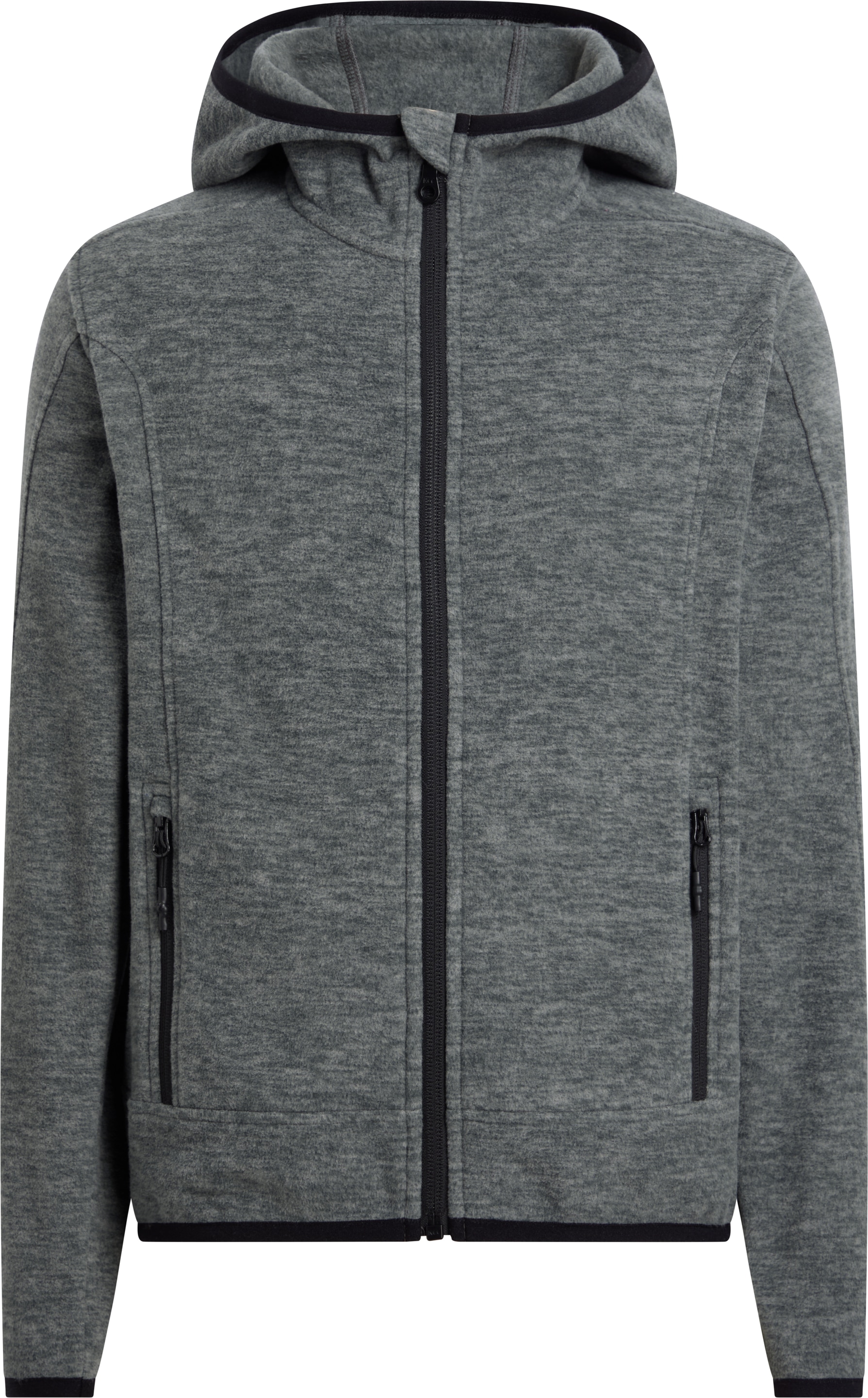 McKINLEY Fleecejacke »JU.-FLEECE-JACKE CHOCO FZ HD FL B« mit Kapuze mit Kapuze, Reißverschlusstaschen, elastische Kanten