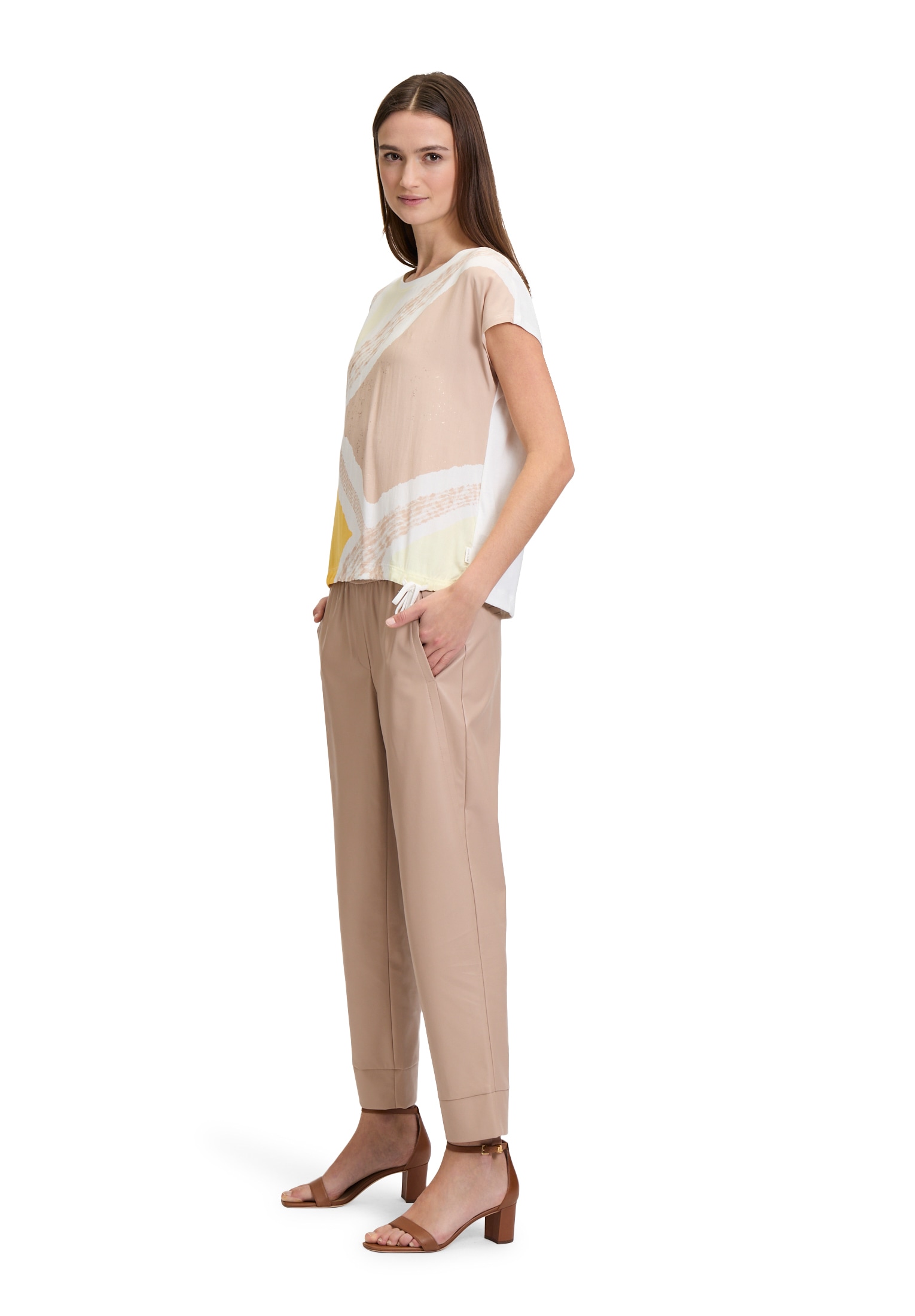 Betty&Co Kurzarmshirt »Casual-Shirt mit Print«