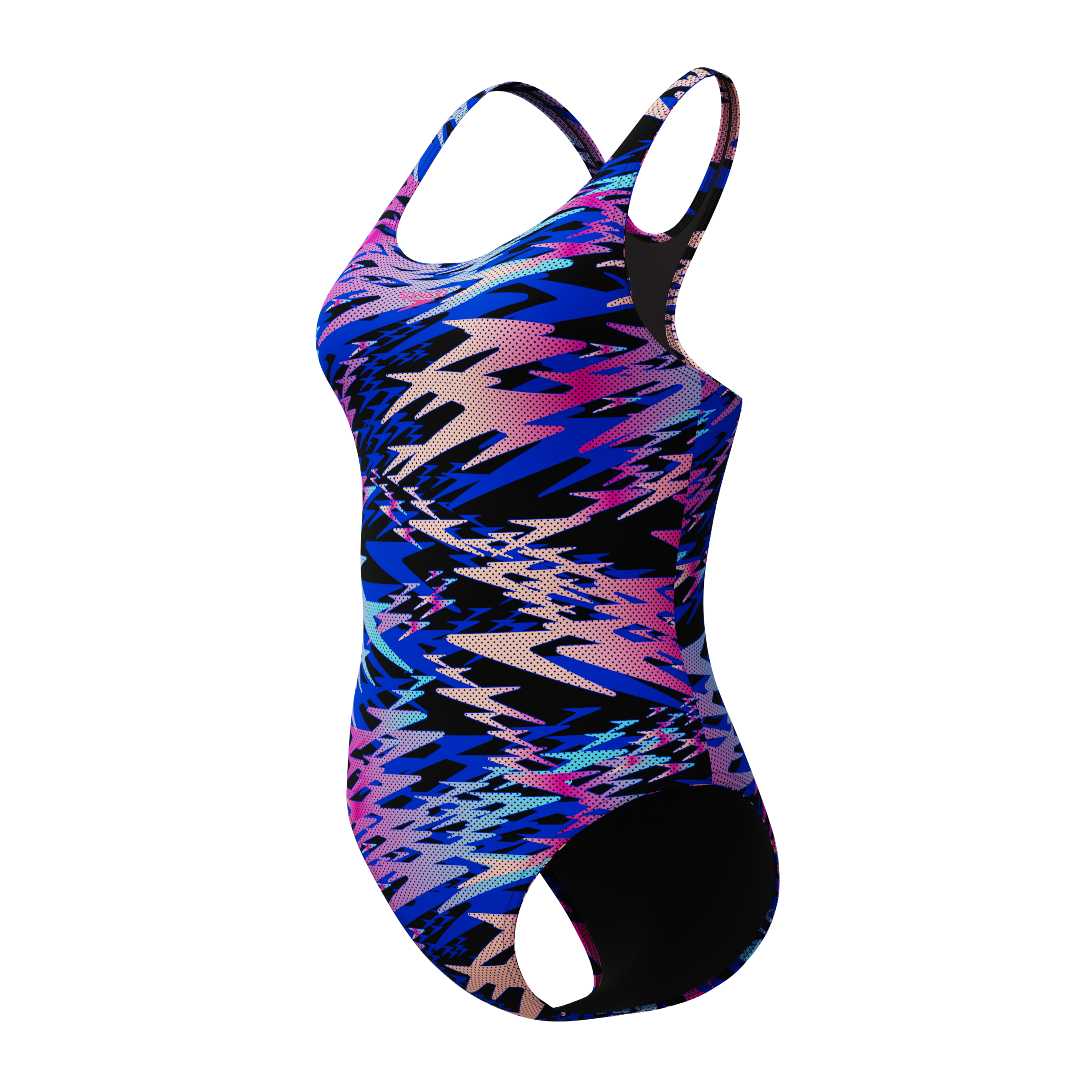 Speedo Badeanzug »HYPERBOOM PRINT MEDALIST 1PC BLK/PNK«