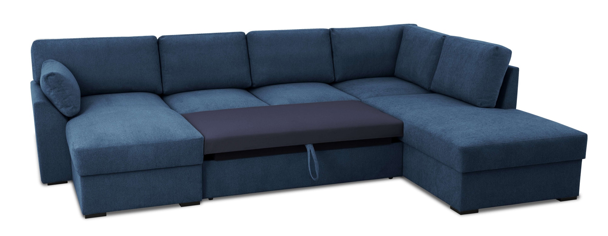 Home affaire Wohnlandschaft »Citry«, Breite 309 cm, Chenille, Bettfunktion, Bettkasten, U-Form
