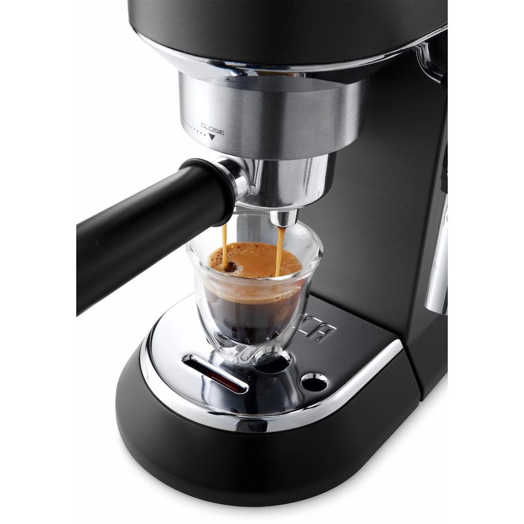 De'Longhi Siebträgermaschine »Dedica Style EC 685.B«, 1350 Watt, 15 Bar