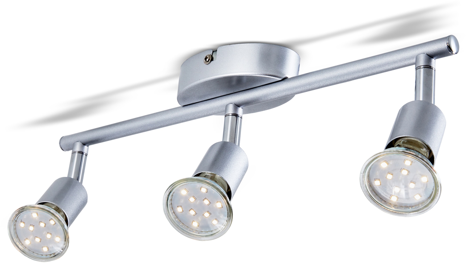 3W Deckenstrahler B.K.Licht Deckenspots, Garantie x mit flammig-flammig, XXL LED Jahren | kaufen LED GU10 online 3.000K, Deckenleuchte, Lumen 250 3 inkl. 3 3