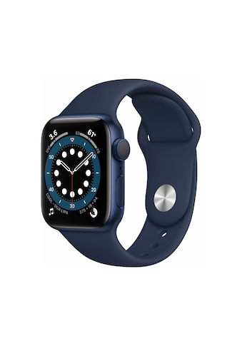 Apple Smartwatch »Series 6, GPS, Aluminium-Gehäuse, 44 mm mit Sportarmband« kaufen
