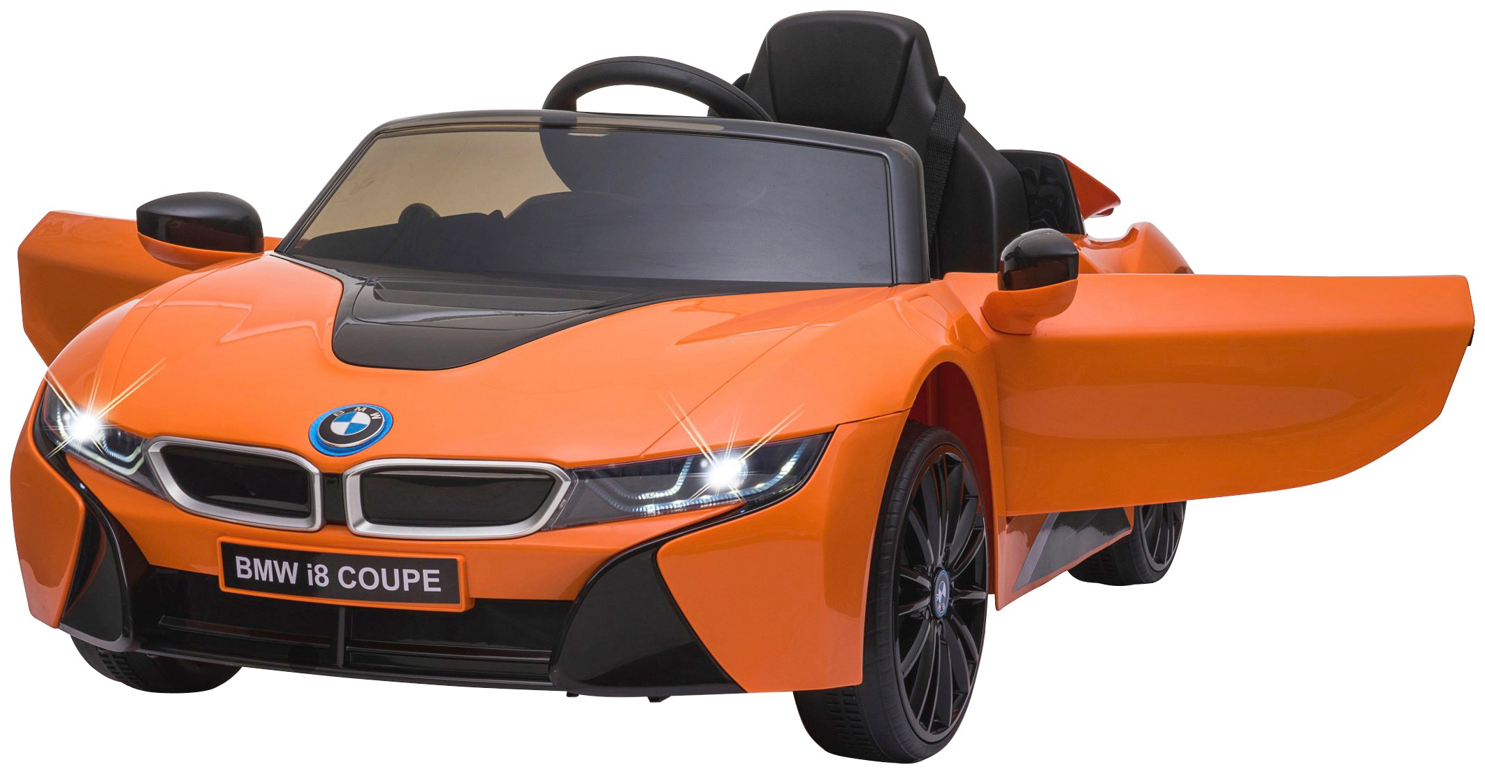 Jamara Elektro-Kinderauto »Ride-on BMW I8 Coupe orange«, ab 3 Jahren, bis  30 kg online bestellen
