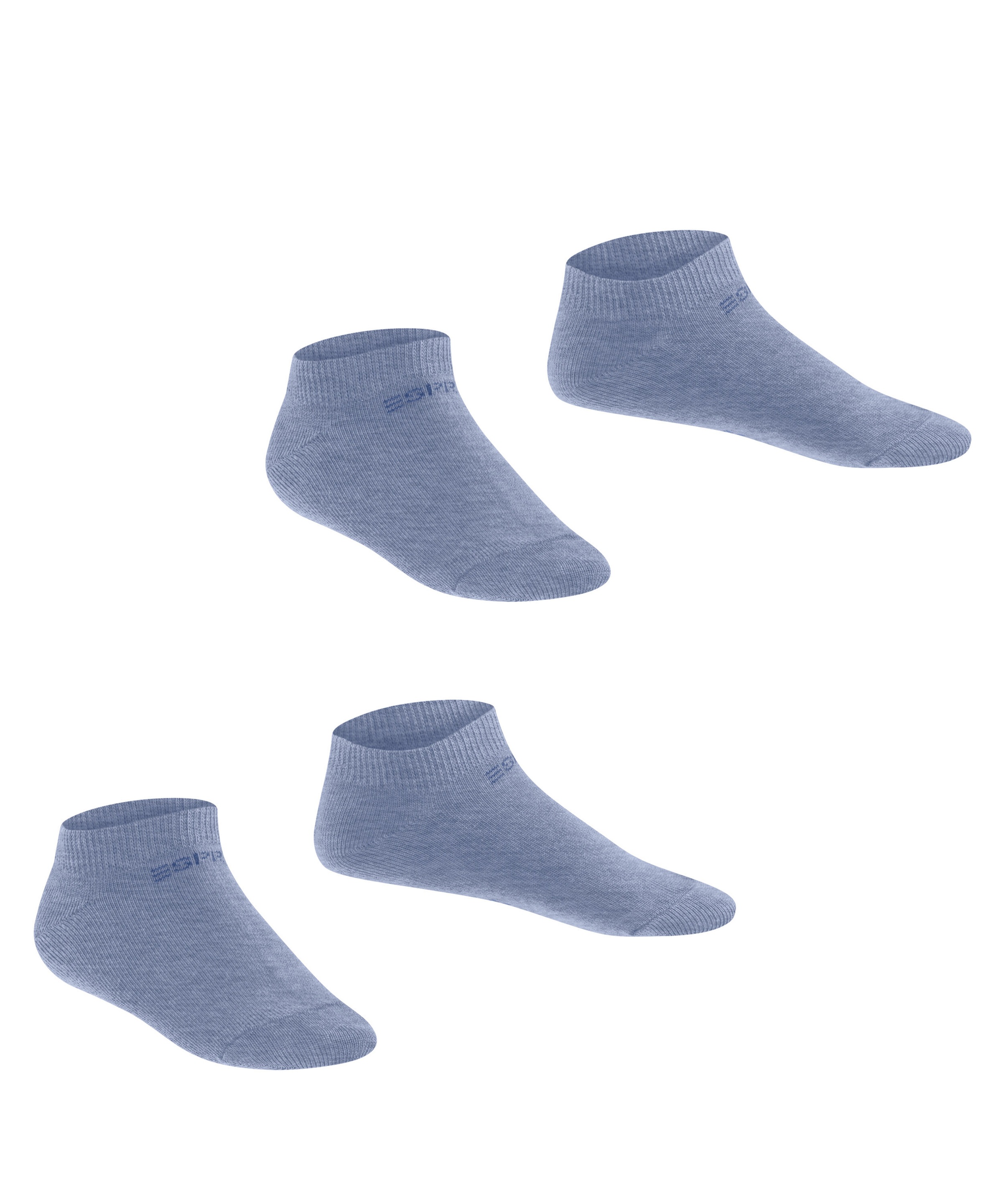 Esprit Sneakersocken »Foot Logo« 2 Paar,  verstärkt, knöchelfrei, Cotton-Mix