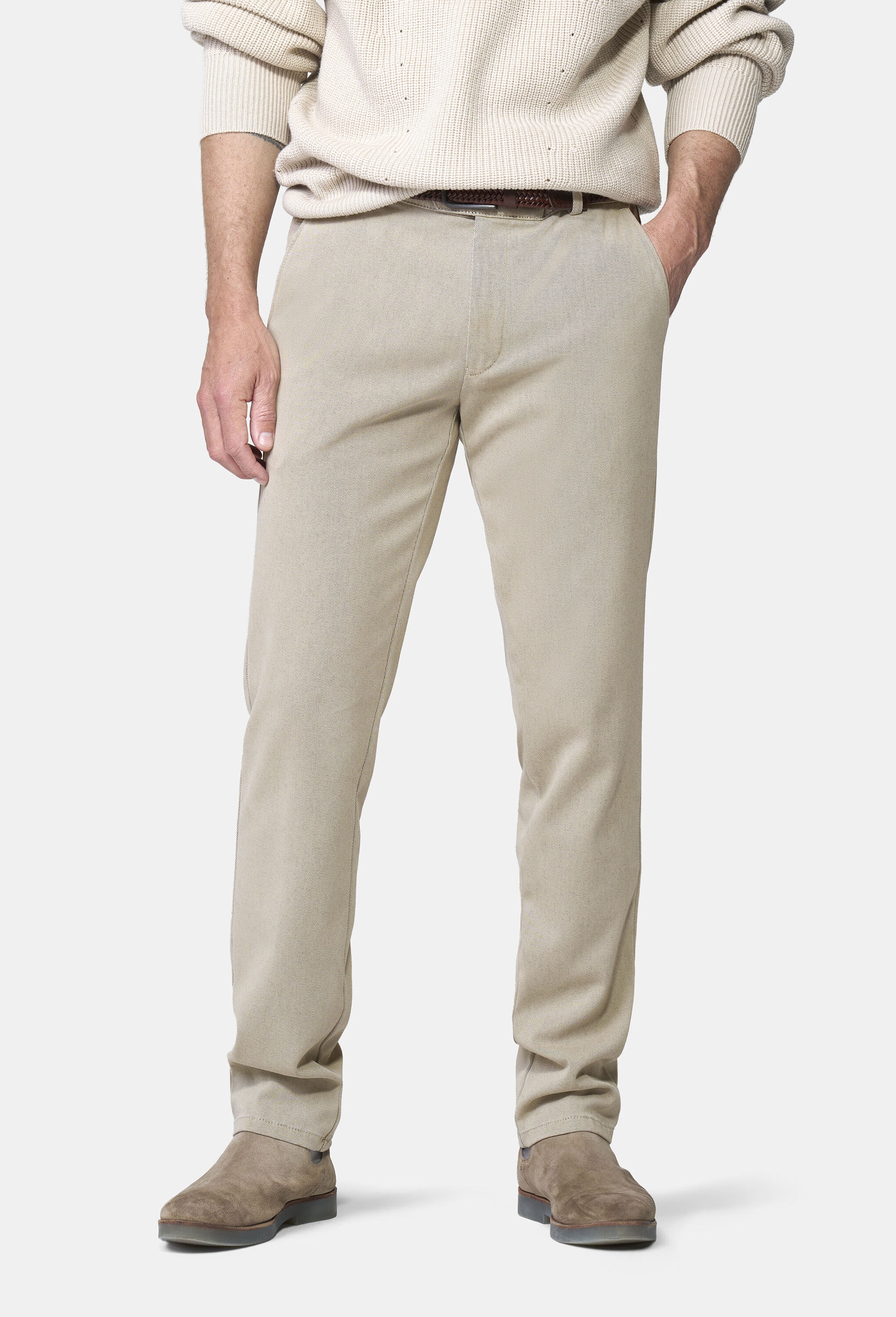 MEYER Chinohose »Bonn 2-3615«  im Winter Twill