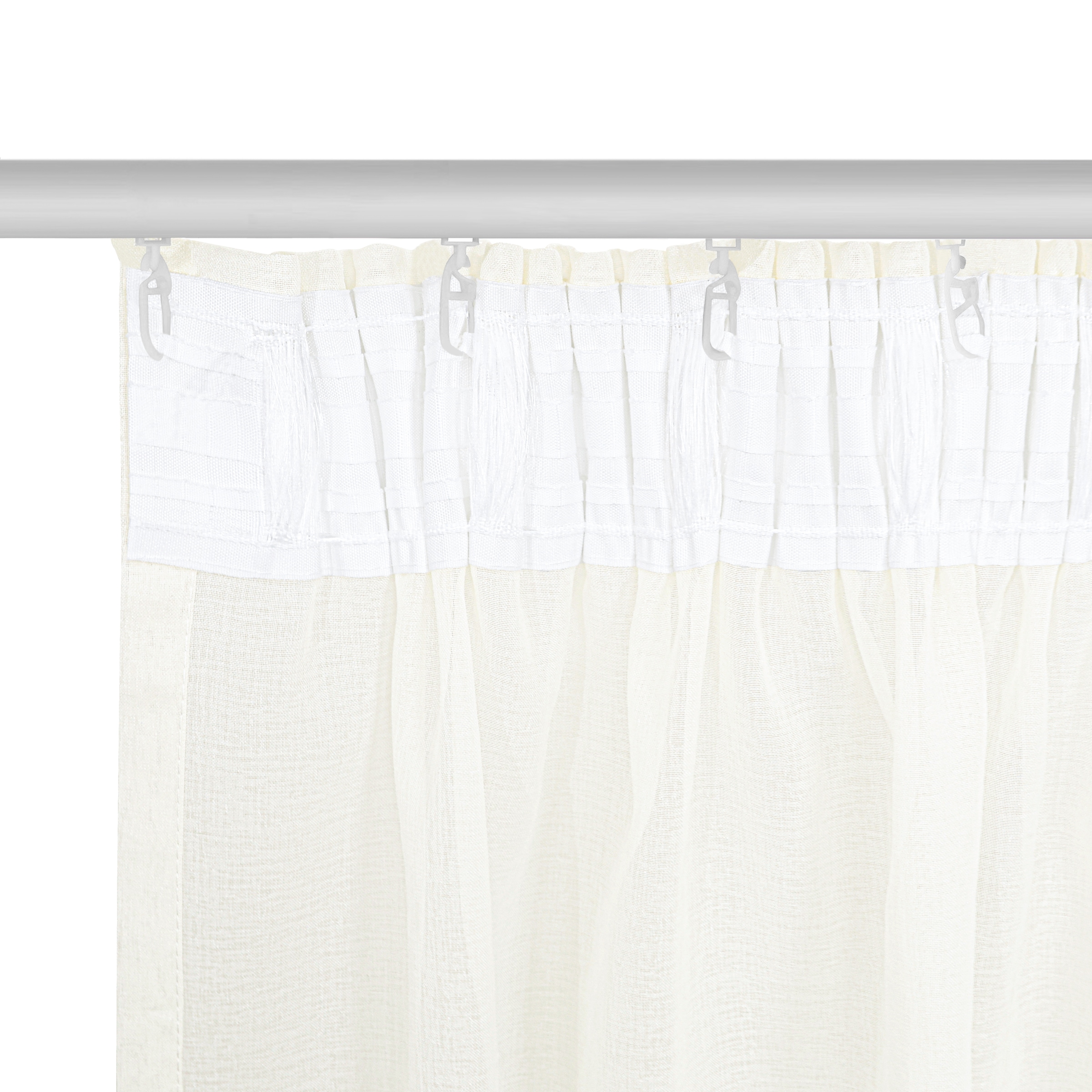 OTTO home Gardine »Dolly, 1 Stück, Multifunktionsband, transparent« Multifunktionsband 1 Stk. tlg. Transparent, Gewebt, Polyester, extra Breite ab 3 Meter