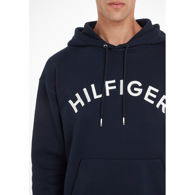 Tommy Hilfiger Kapuzensweatshirt »HILFIGER ARCHED HOODY«, mit Tommy Hilfiger  Logoprägung bei ♕