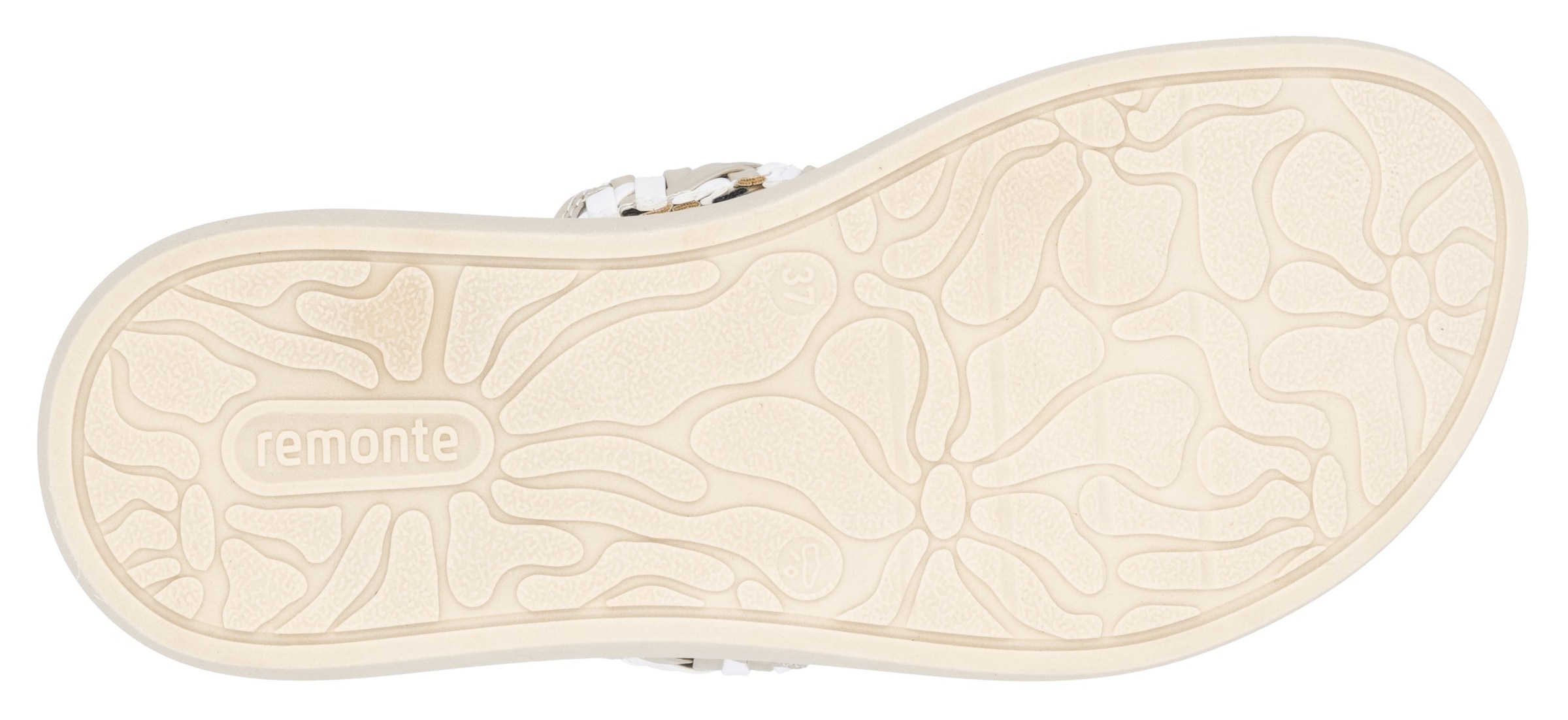 Remonte Pantolette, Plateau, Bequemschuh, Sommerschuh mit Riemchen in Flechtoptik