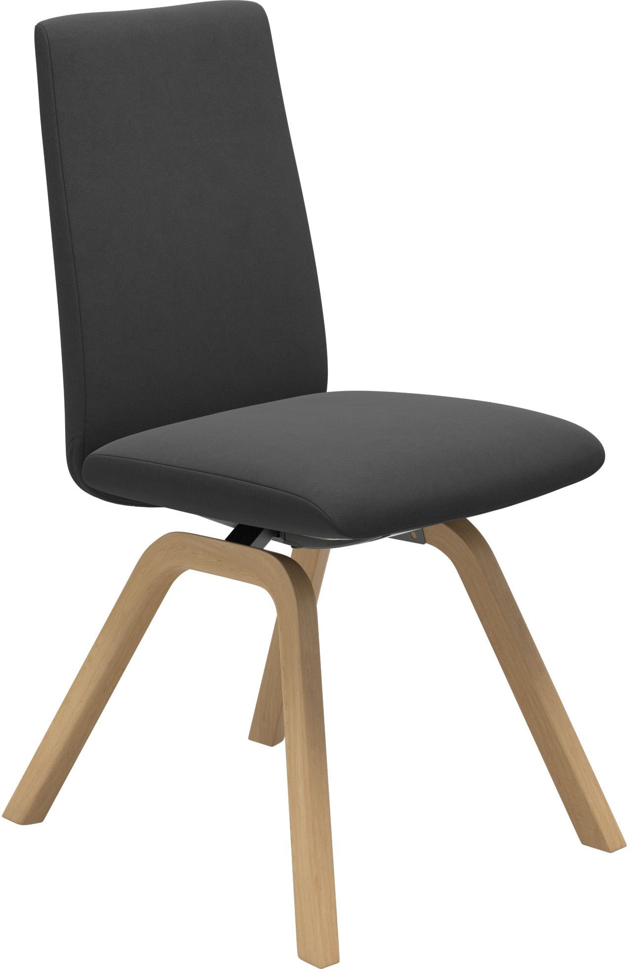 Stressless® Polsterstuhl »Laurel« () Microfaser DINAMICA Low Back, Größe M, mit schräggestellten Beinen in Eiche natur