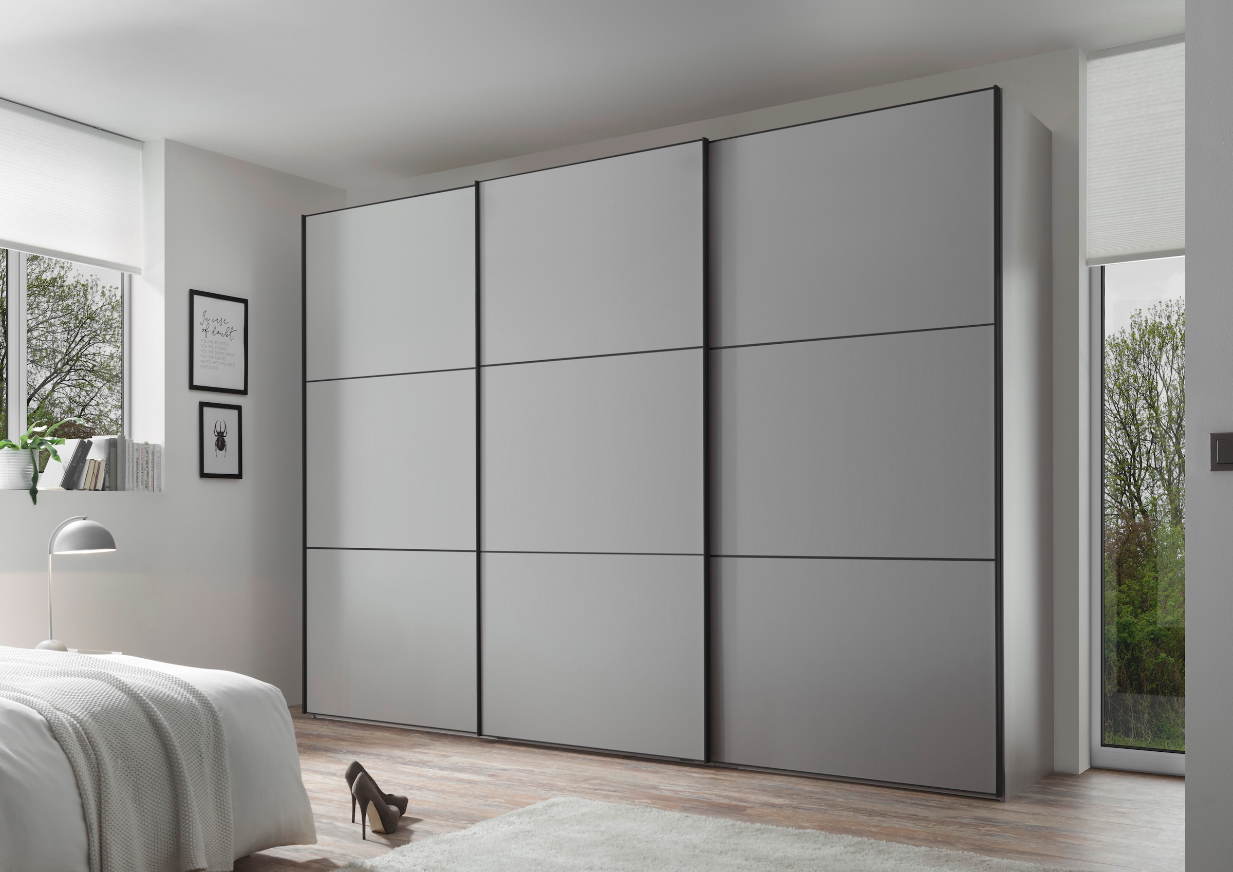 STAUD Schwebetürenschrank »Includo, Made in Germany« Mit vier verschiedenen Ausstattungsvarianten