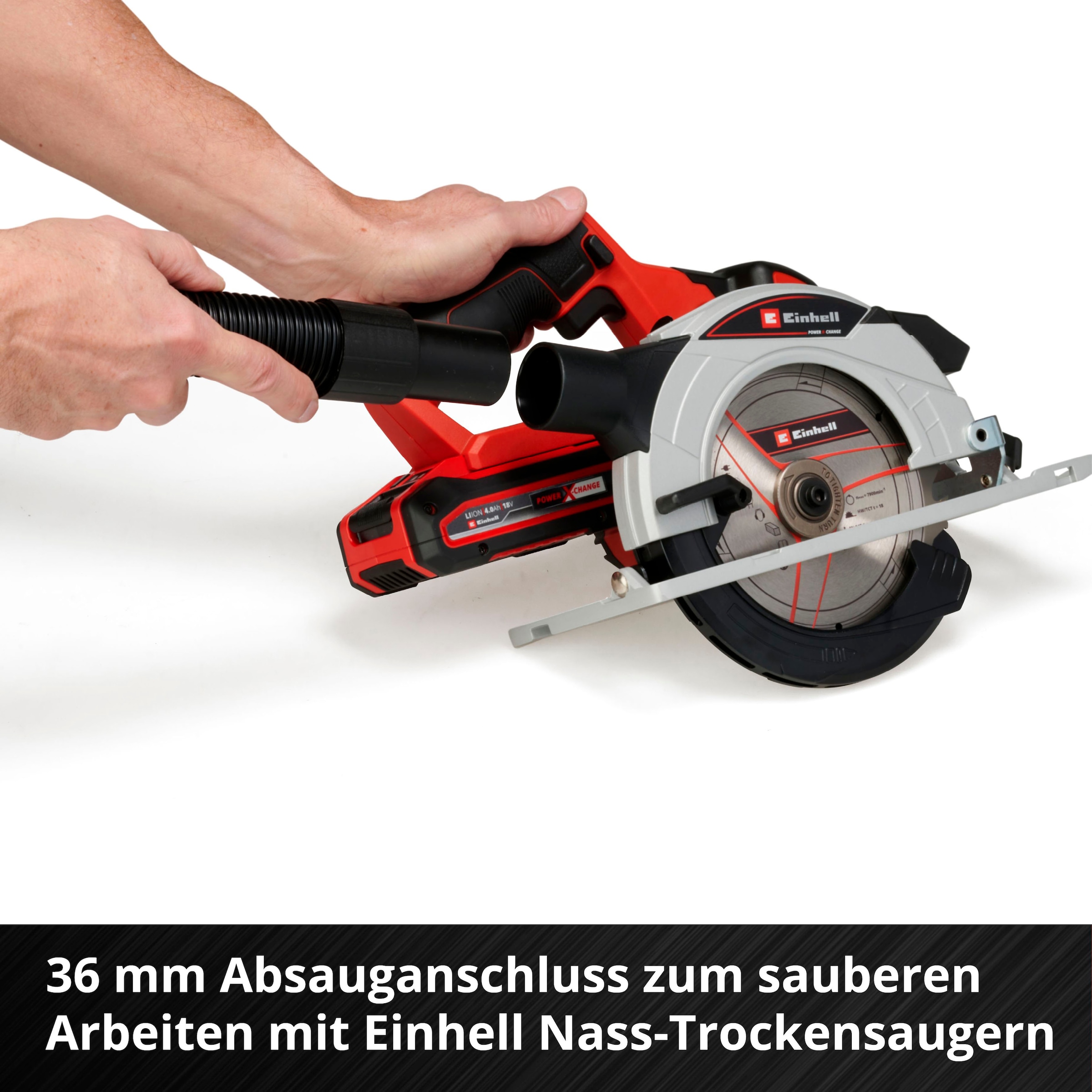 Einhell Akku-Handkreissäge »TE-CS 18/165-1 Li - Solo«, Power X-Change, ohne Akku und Ladegerät