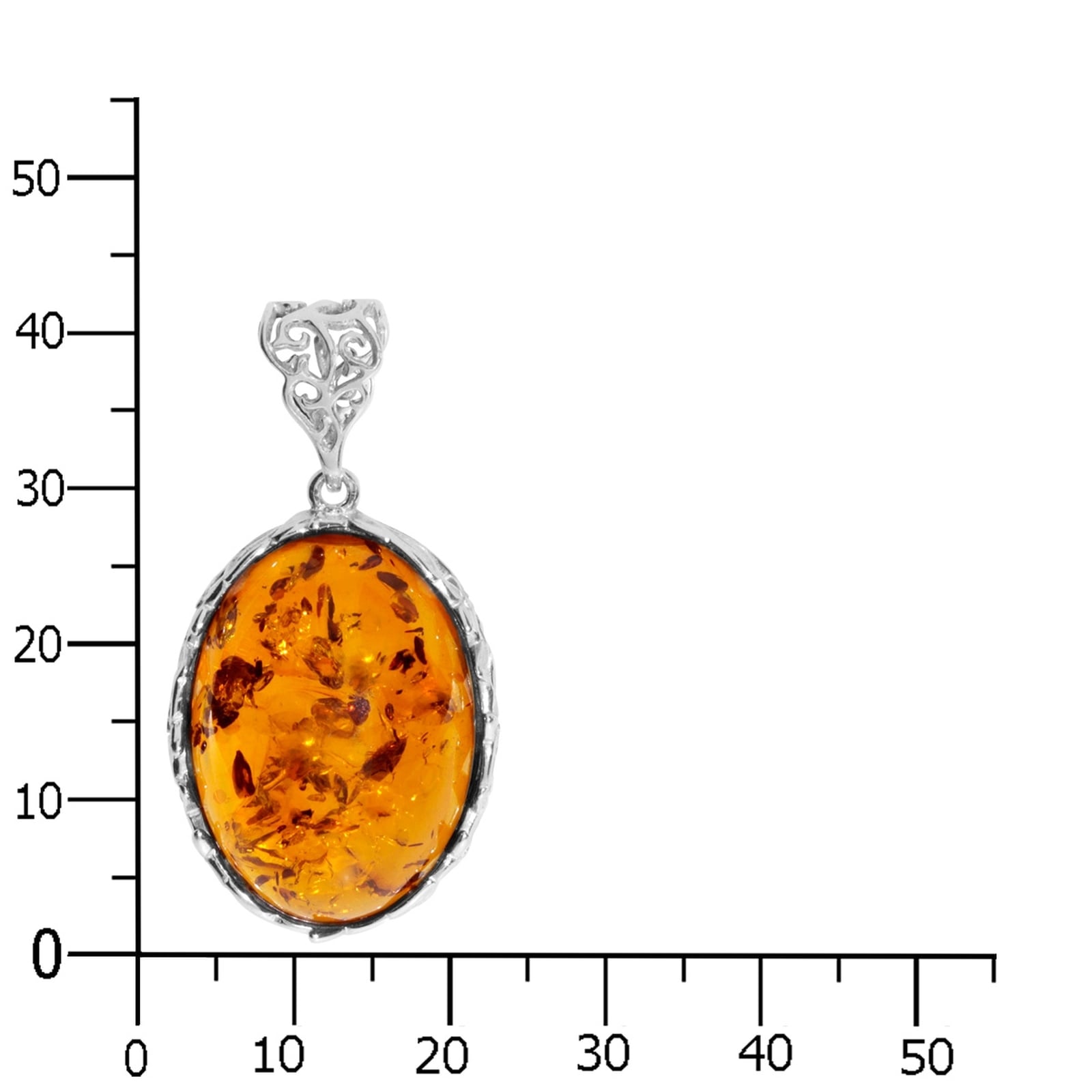 OSTSEE-SCHMUCK Kettenanhänger »- Clara - Silber 925/000 - Bernstein«