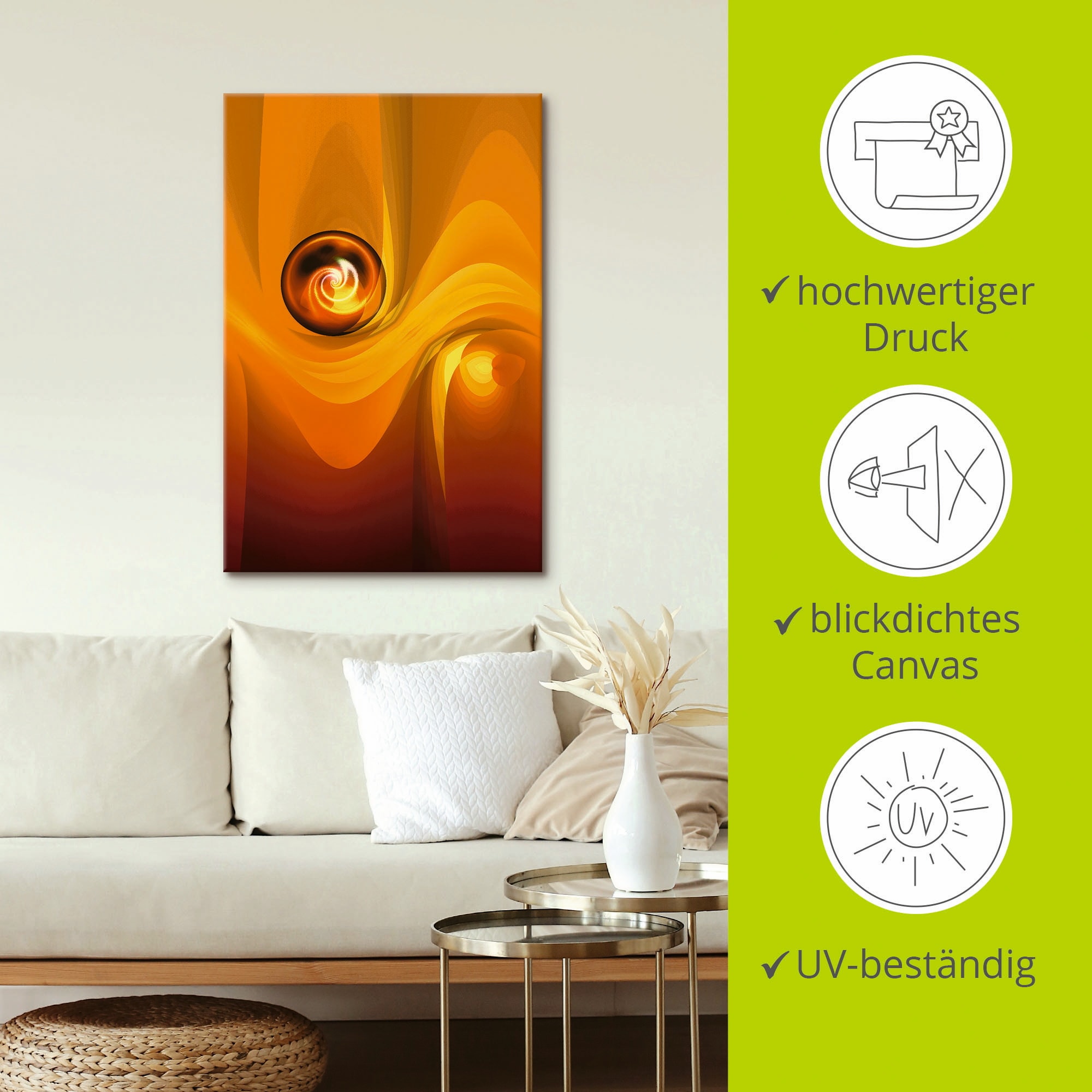 Artland Leinwandbild »Balance« klassische Fantasie 1 Stk. tlg. auf Holzrahmen gespannt