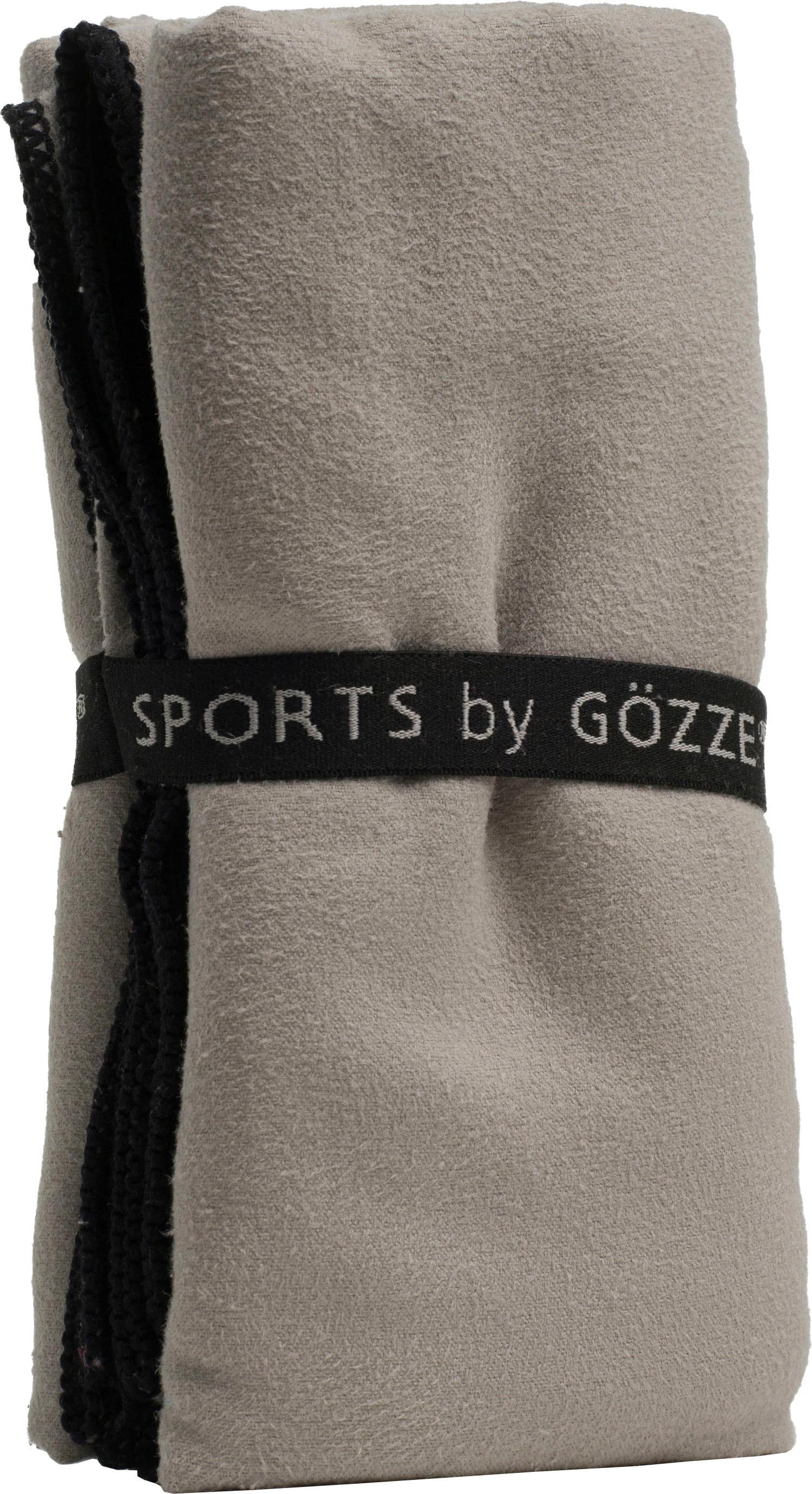 Gözze Sporthandtuch »Sports by Gözze«, (1 St.), im Set, schnell trocknend,  Mikrofaser, für Sport, Reisen & Camping