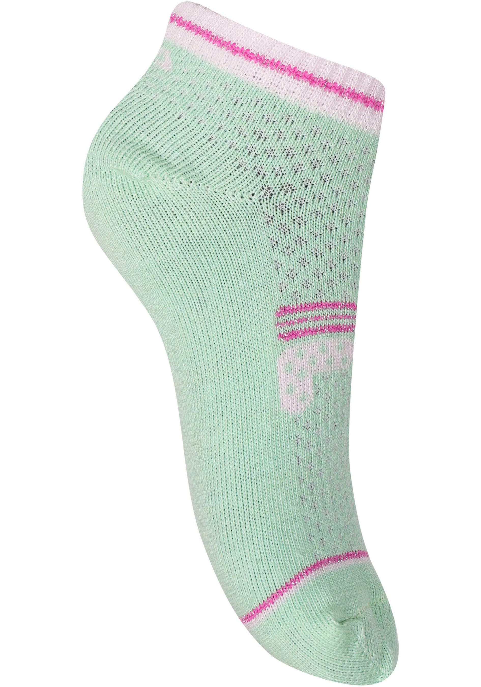 Fila Freizeitsocken »JUNIOR GIRL INVISIBLE SOCKS«, (6 Paar), mit elastischem Bündchen