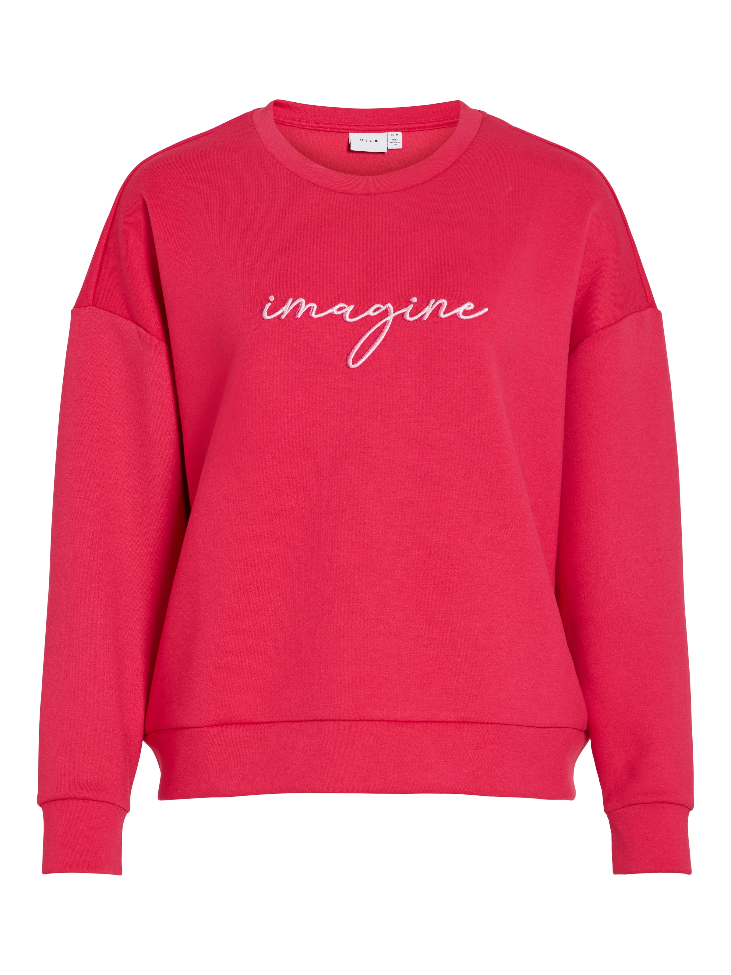 Vila Sweater »VISIFFI IMAGINE O-NECK L/S TOP/PB«
