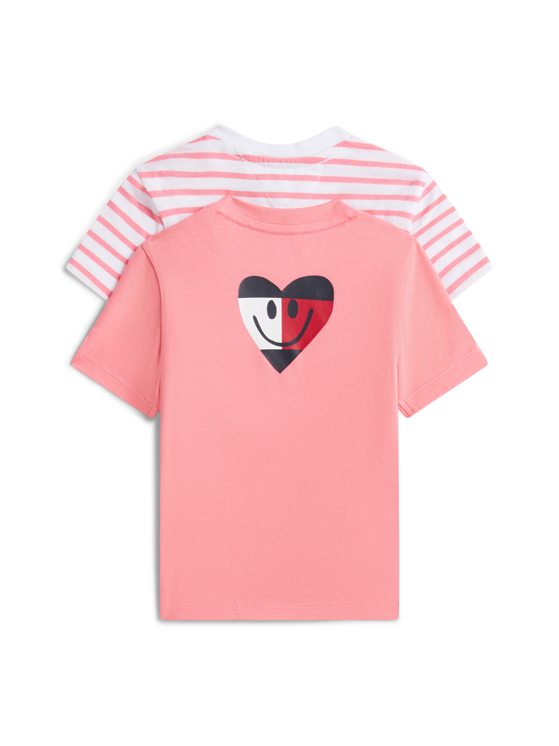Tommy Hilfiger T-Shirt »FLAG SMILE 2 PACK TEE S/S« 2 Regular fit mit Rundhalsausschnitt für Babys