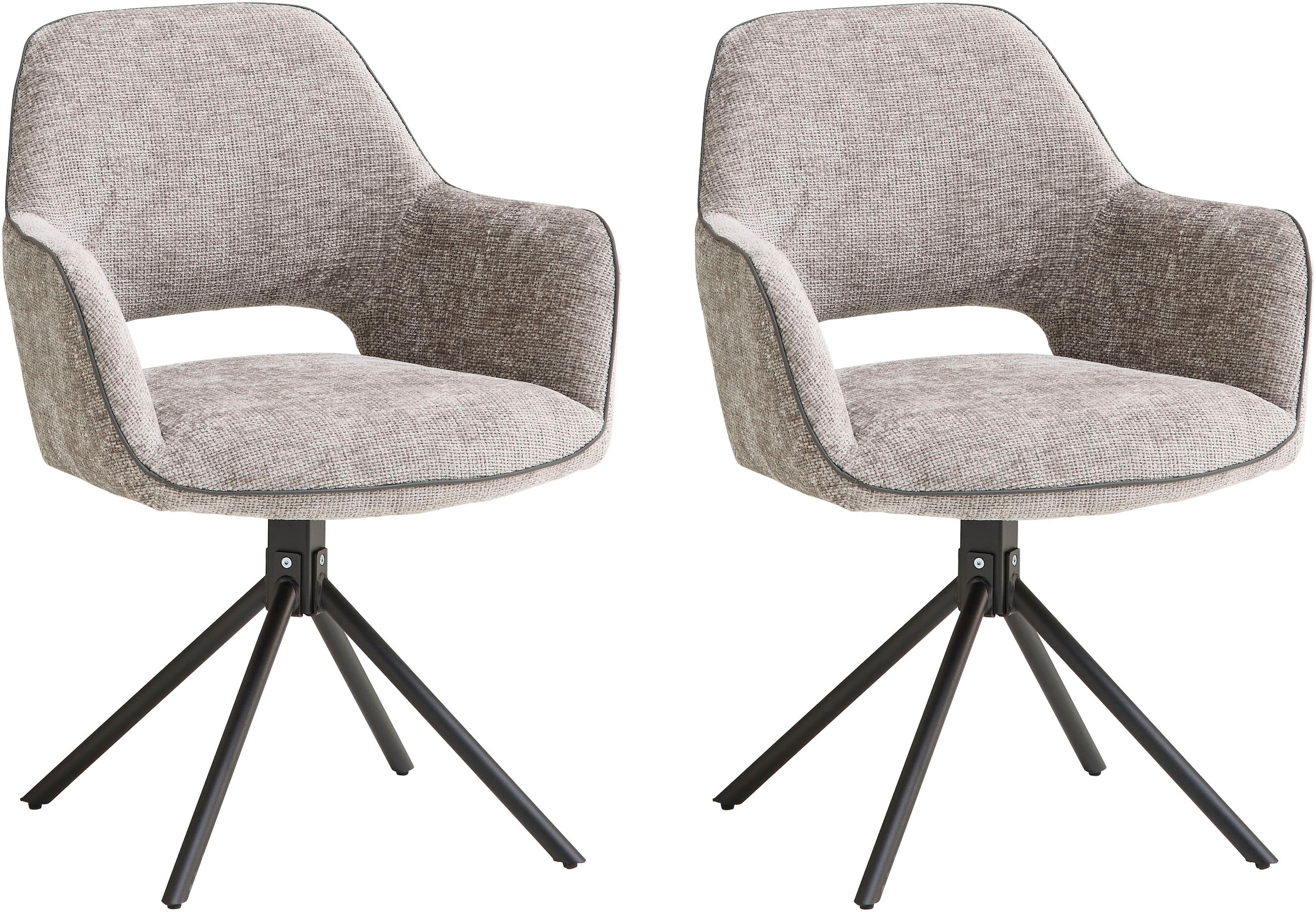 Stolkom Armlehnstuhl »Adrina, BxHxT 62x89x62 cm« (Set) 2 Stk.180 grad drehbar mit Auto-Return