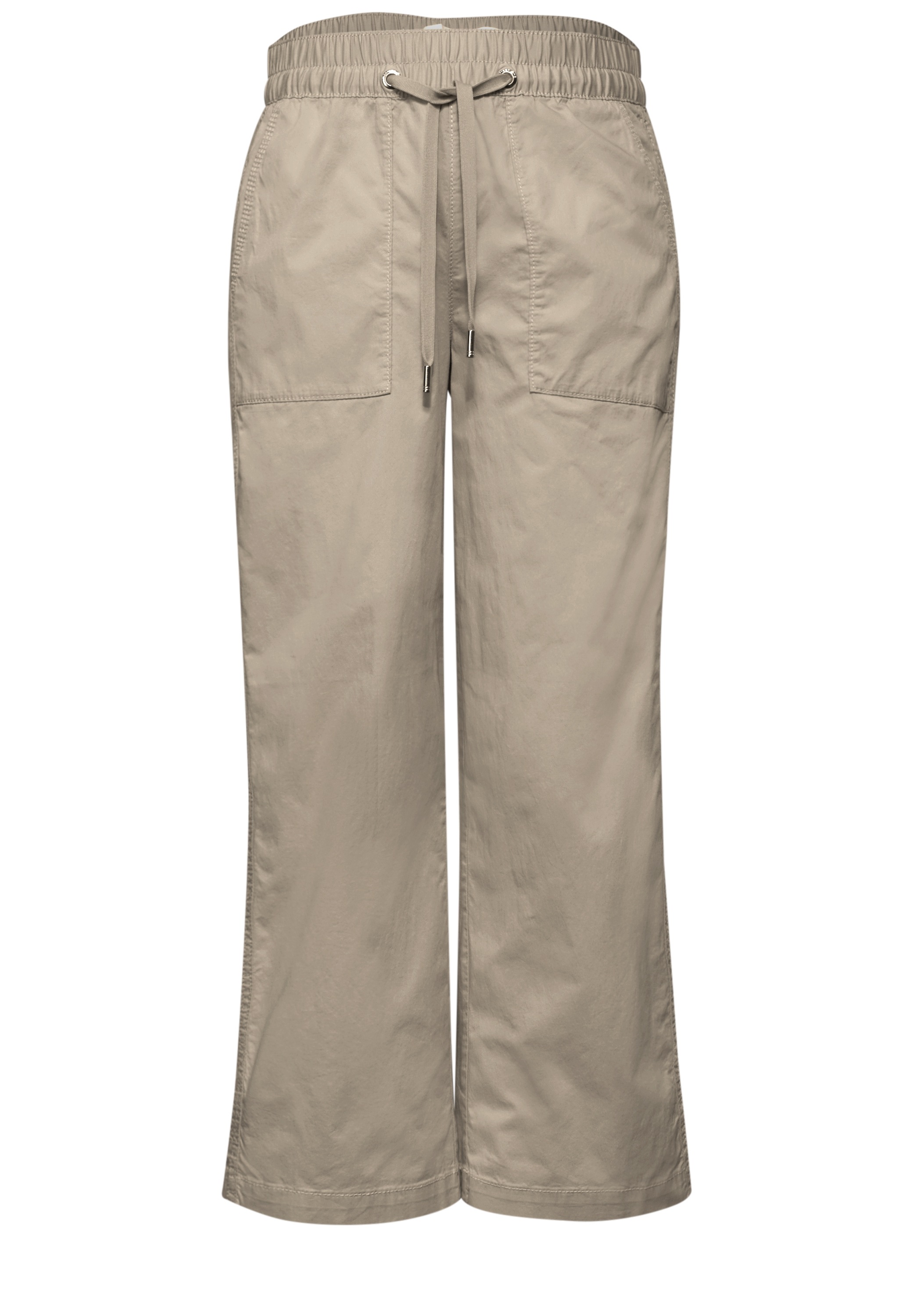 STREET ONE Paperbag-Hose  mit elastischem Bund