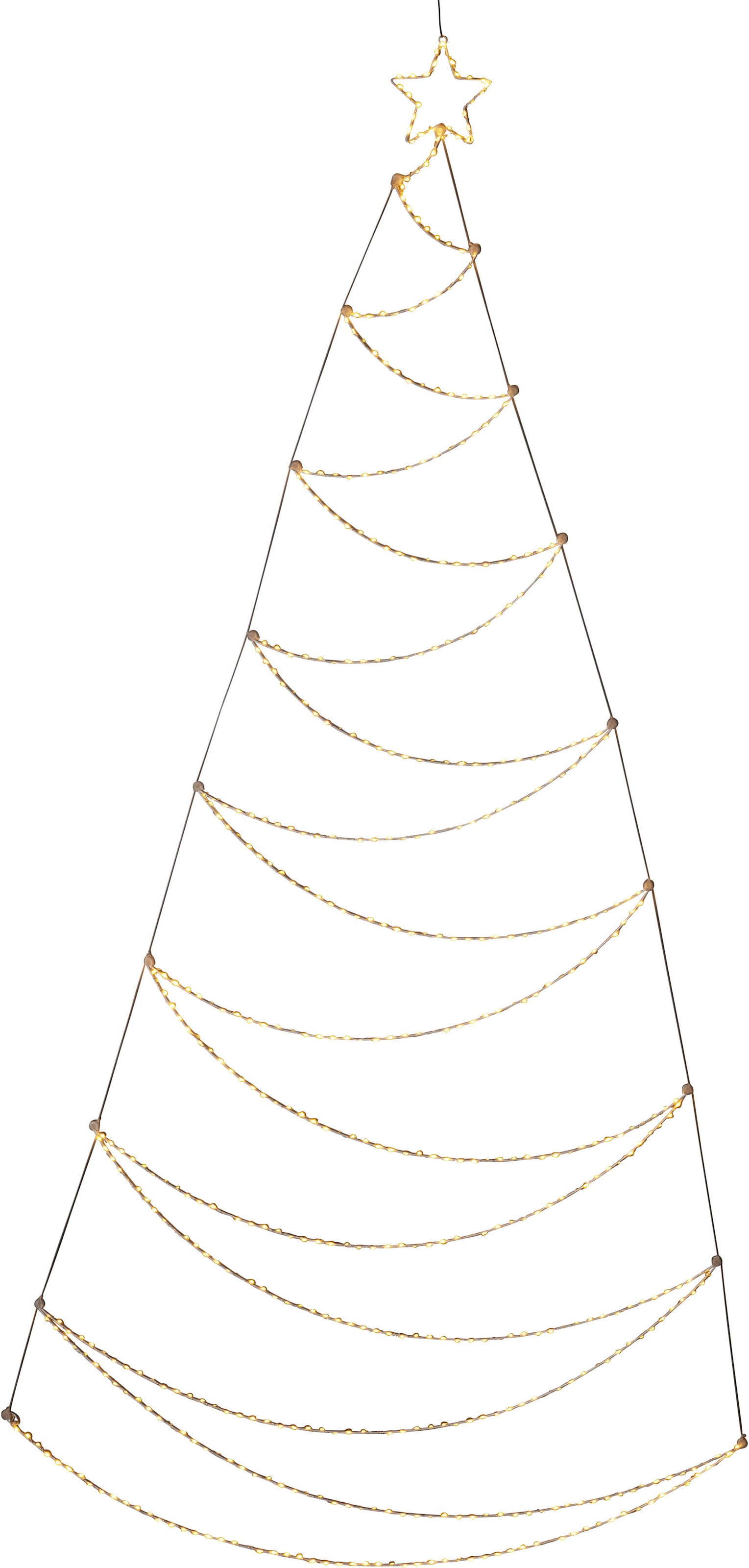KONSTSMIDE LED Dekolicht »LED Metallweihnachtsbaum, weiß, 567  bernsteinfarbene Dioden«, 567 flammig-flammig online kaufen | mit 3 Jahren  XXL Garantie