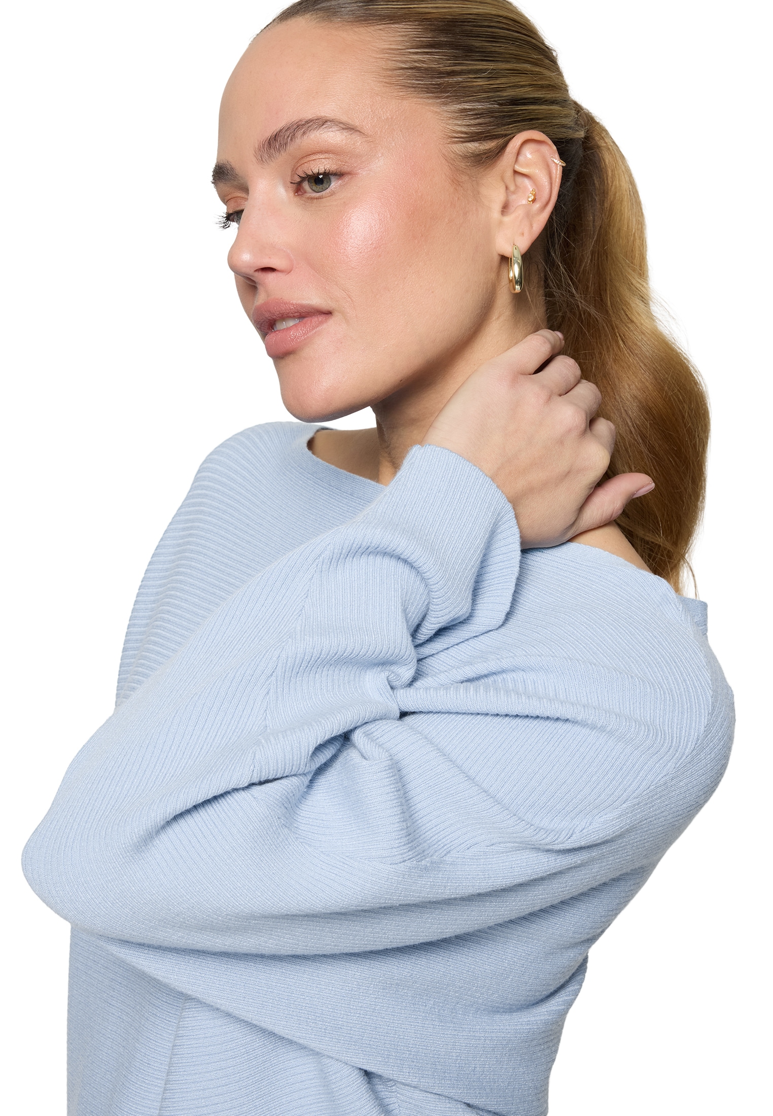 Zero Strickpullover »Strickpullover mit U-Bootausschnitt«