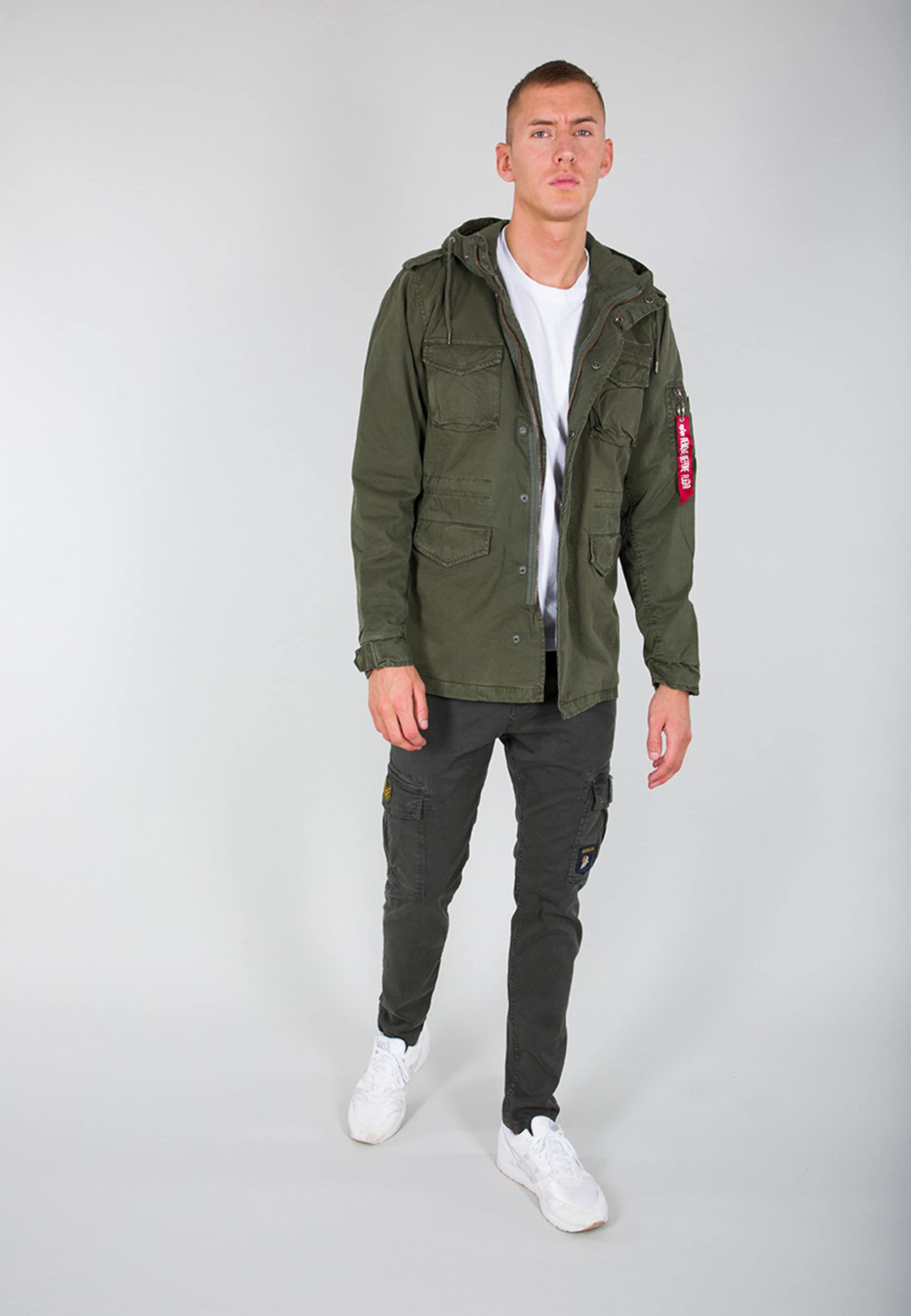 Alpha Industries Fieldjacket »ALPHA INDUSTRIES Men - Field Jackets Huntington Hood«