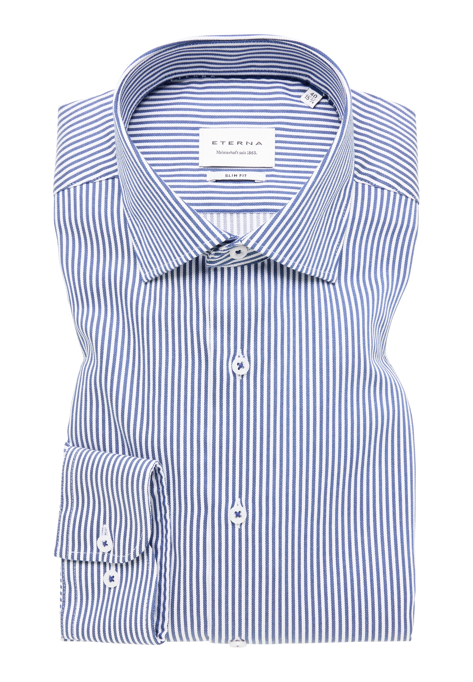 Eterna Langarmhemd »SLIM FIT« NON IRON (bügelfrei)