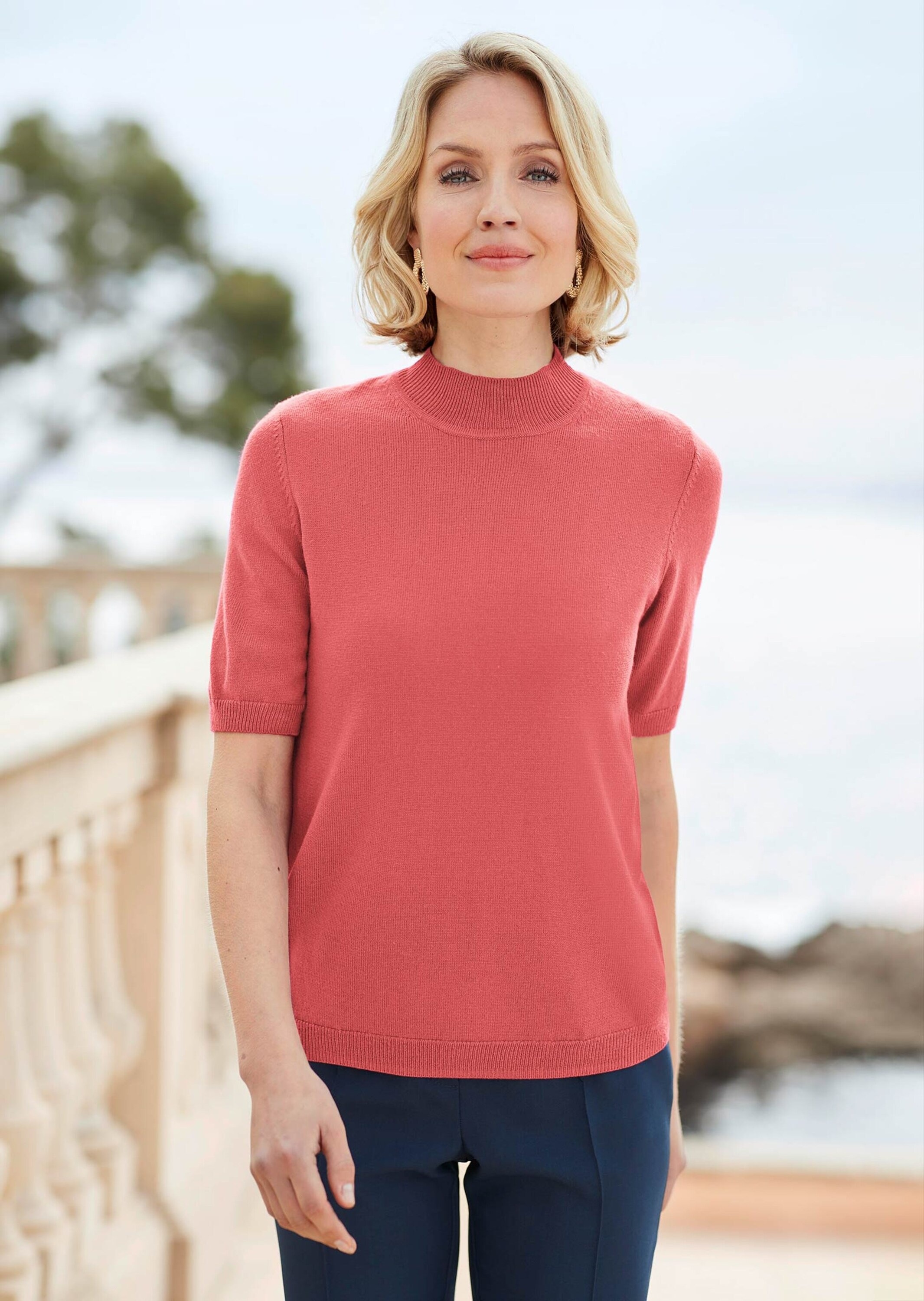 GOLDNER Strickpullover »Kurzgröße Pflegeleichtes Basic-Strickset«