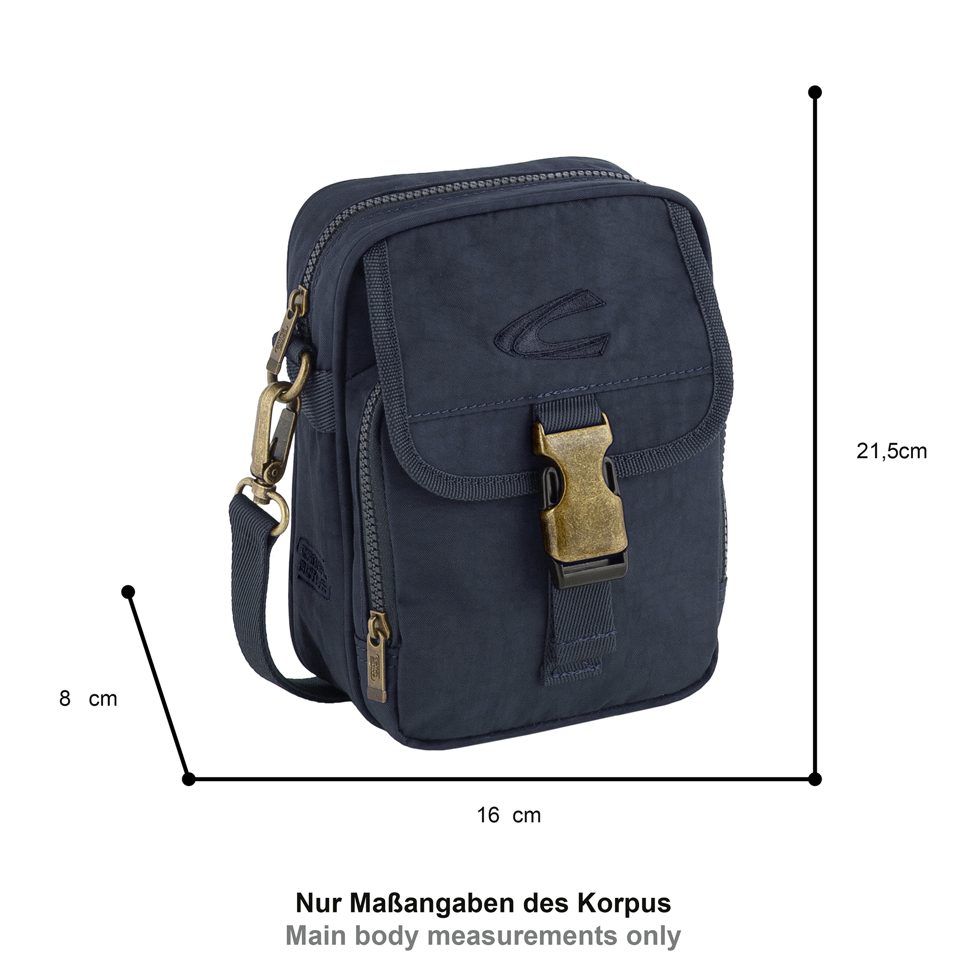 camel active Umhängetasche »Journey« Herren Schultertasche, funktional und perfekt für alle Lebenslagen