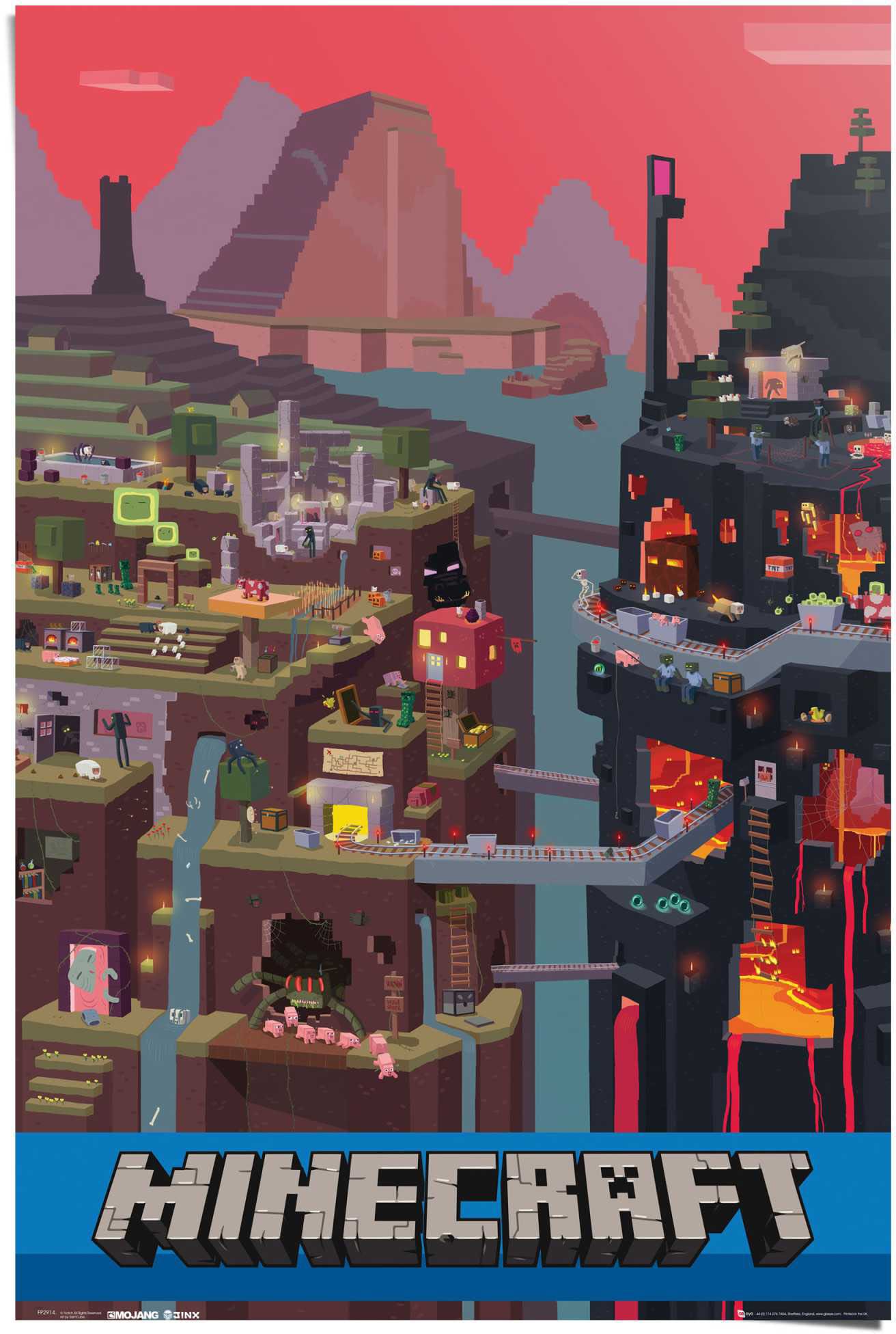 Reinders! Poster »Minecraft«, (1 St.) auf Raten bestellen | Poster