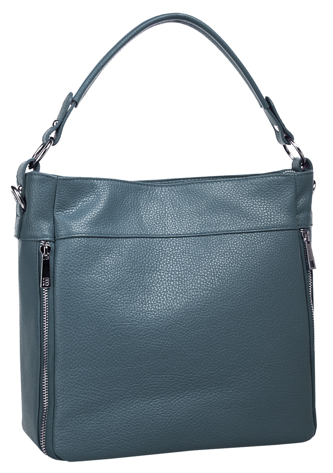 Cluty Henkeltasche, echt Leder, Made in Italy