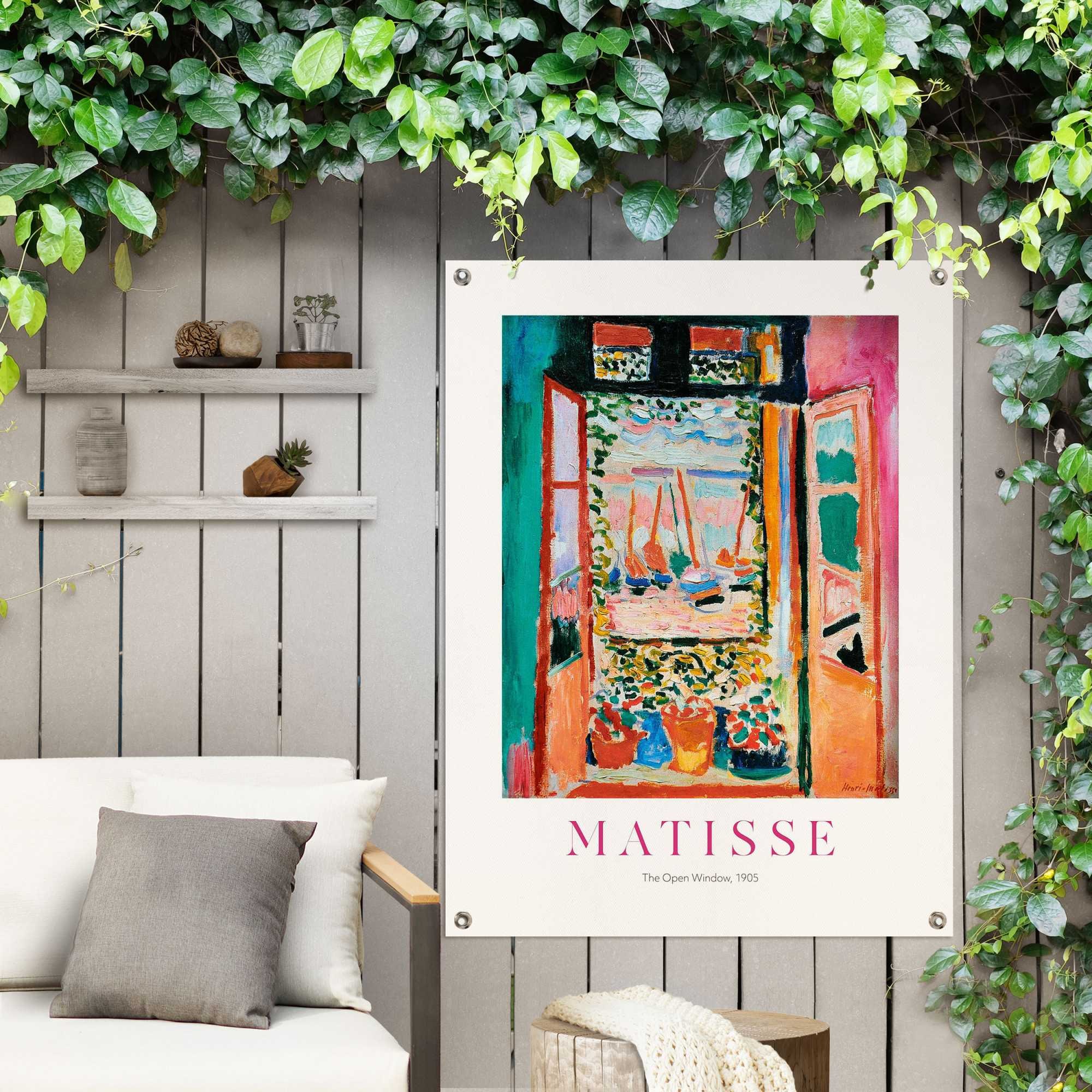 oder Reinders! Balkon »Henri Raten Poster für bestellen Matisse Garten Outdoor Window«, auf