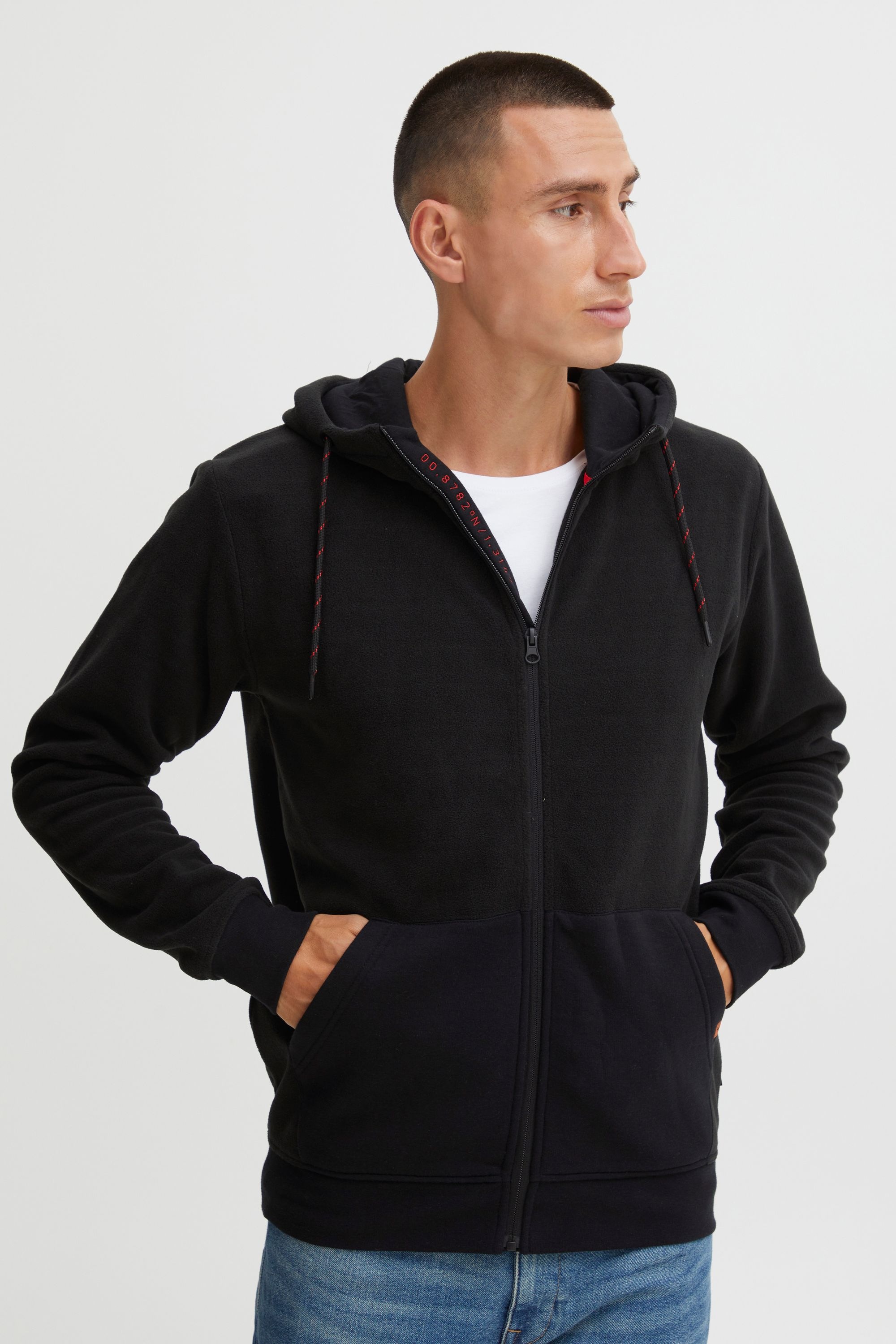 Indicode Fleecejacke »Fleecejacke IDLando«, mit Kapuze