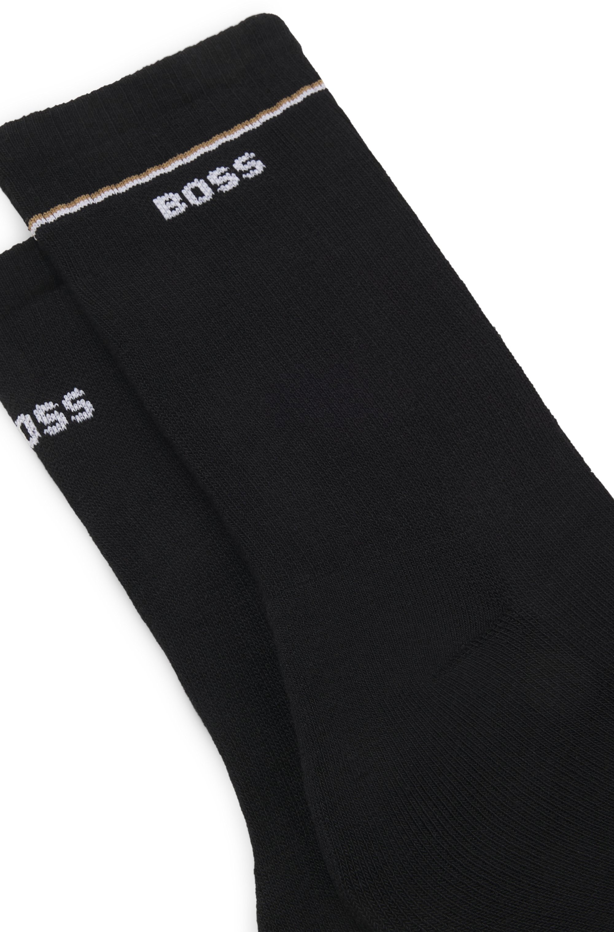 BOSS Socken »2P QS Iconic CC W«, (Packung, 2 Paar, 2er), mit BOSS-Logoschriftzug