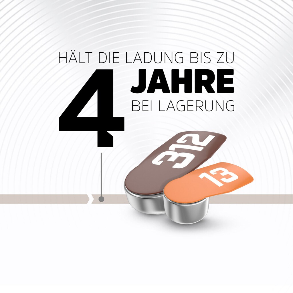 Energizer Batterie »8er Pack Zinc-Air ENR EZ Turn & Lock (13)«, (8 St.)