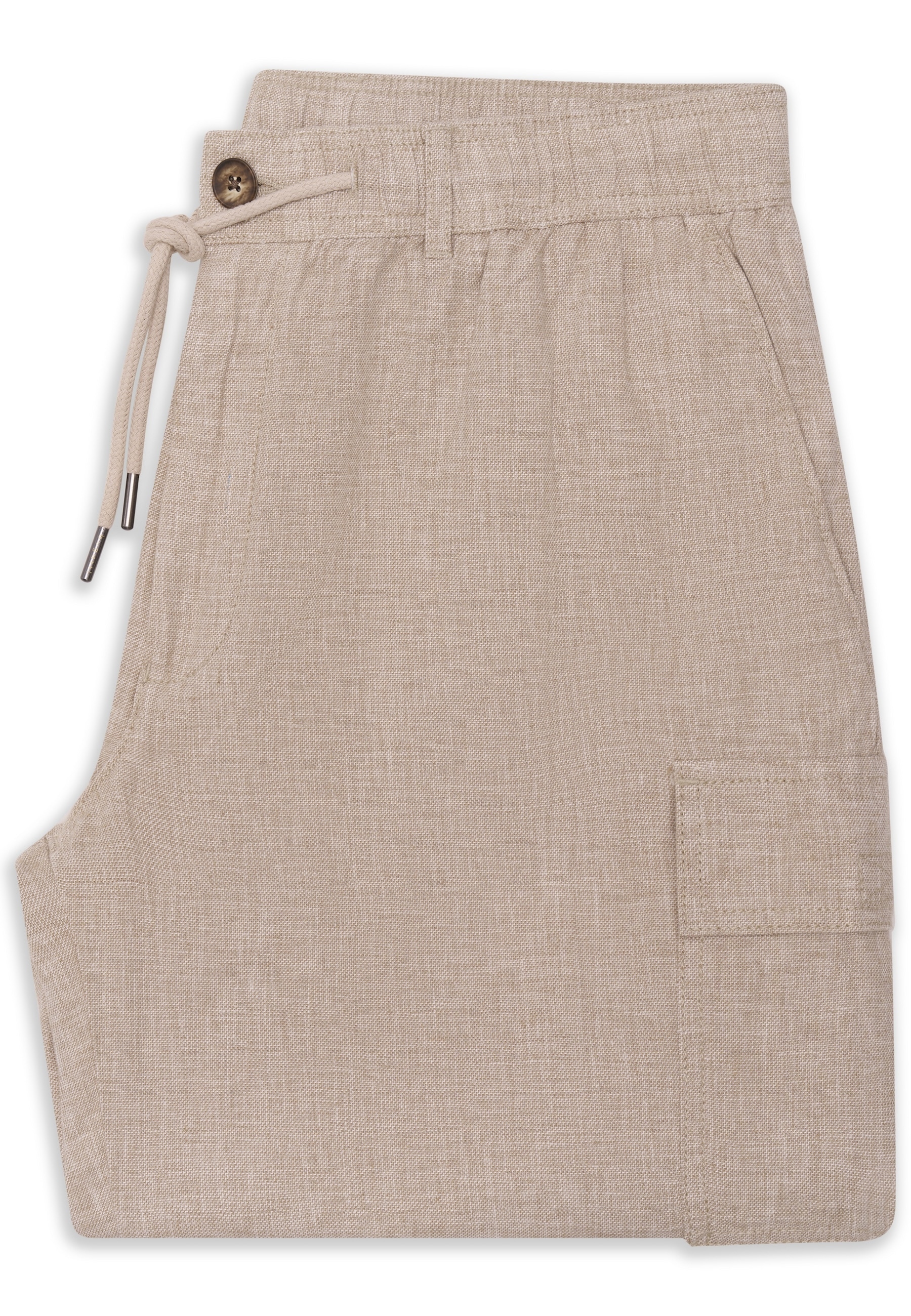 bugatti Bermudas  Leinen-Mix mit Kargo-Taschen