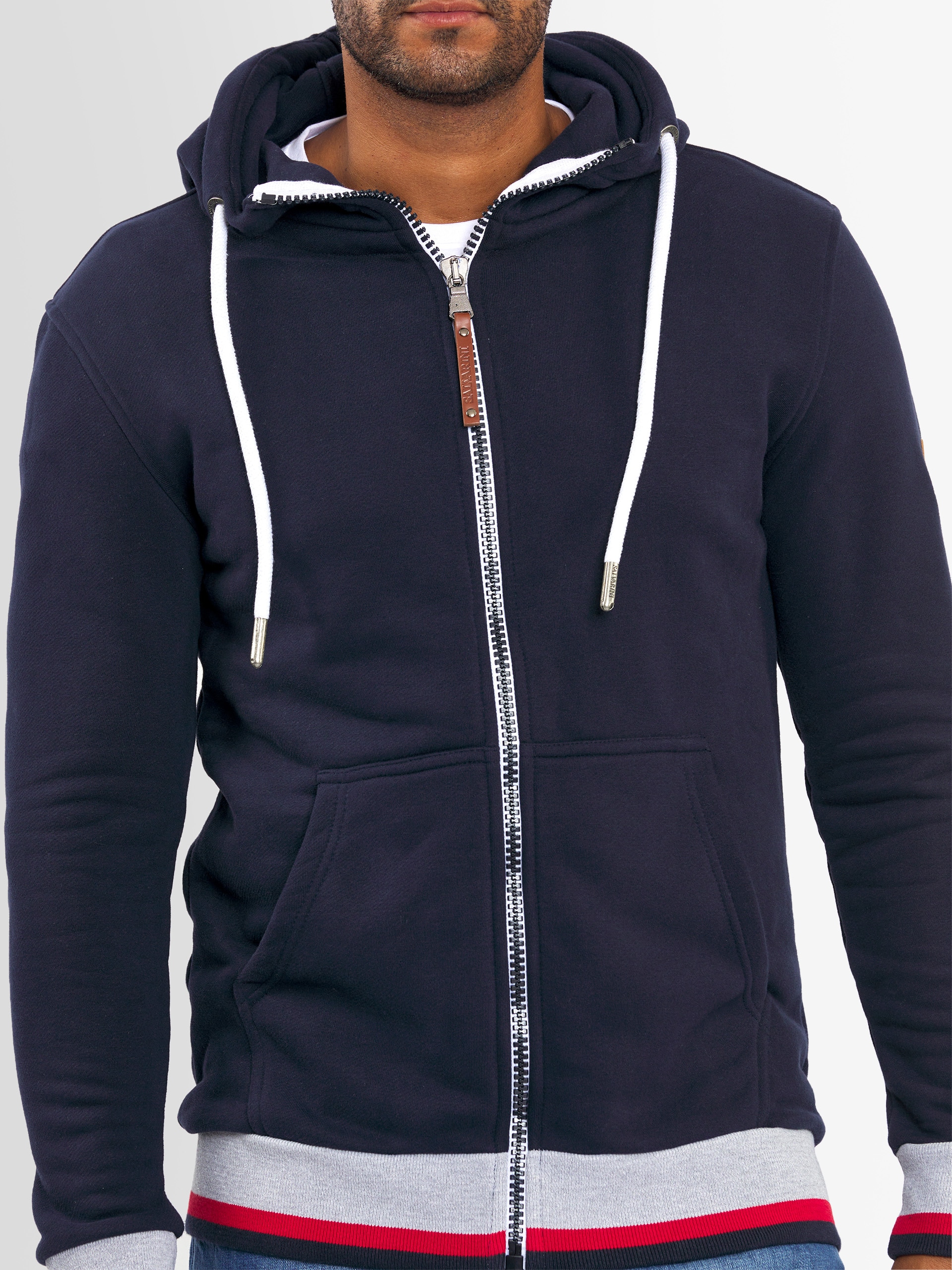 Alessandro Salvarini Sweatjacke »Alessandro Salvarini Herren Hoodie AS310«