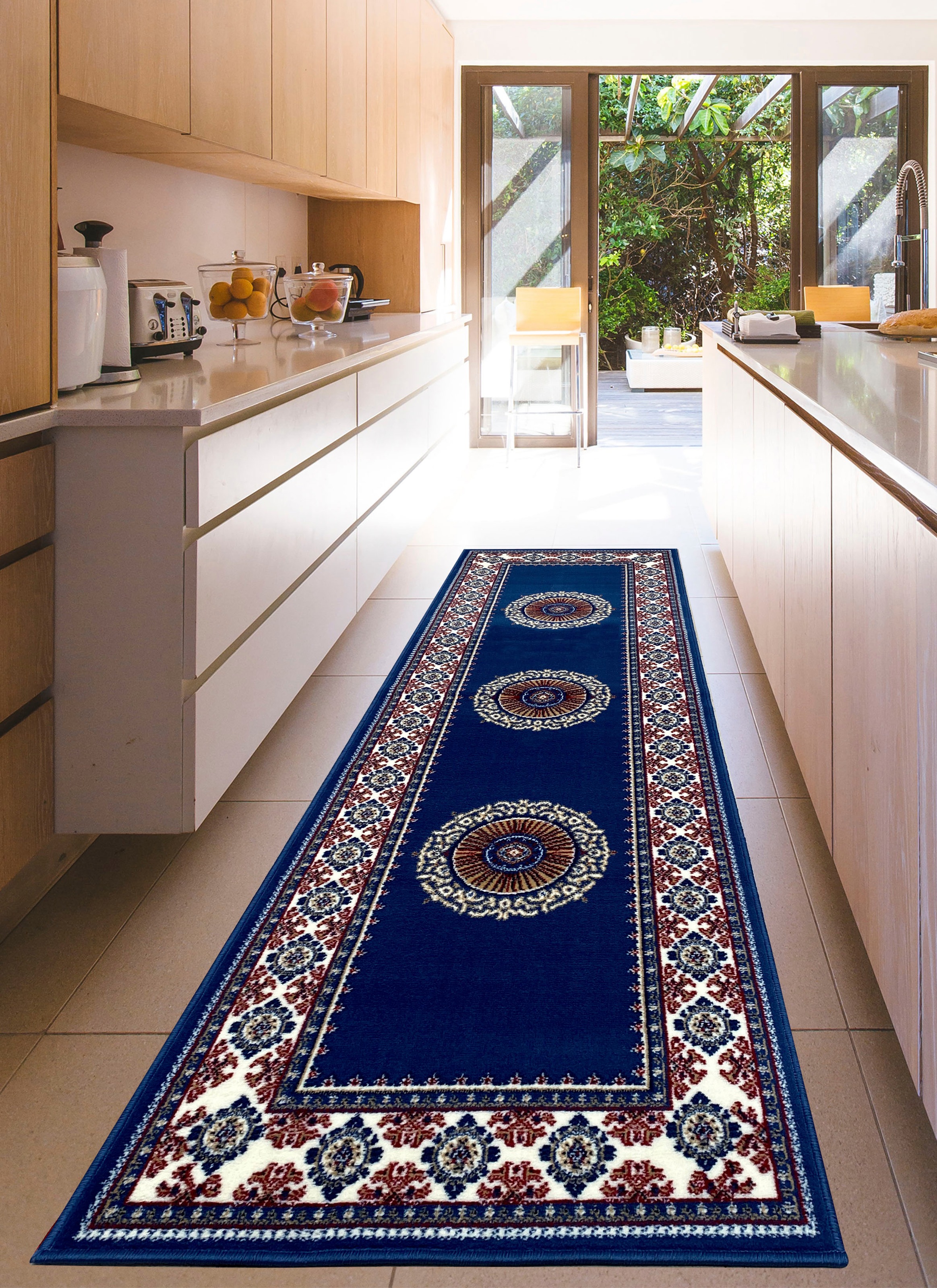 my home Läufer »Shari, Made in Belgium«, rechteckig, 7 mm Höhe, Teppich-Läufer, Orient-Optik, Kurzflor, Weich, Pflegeleicht