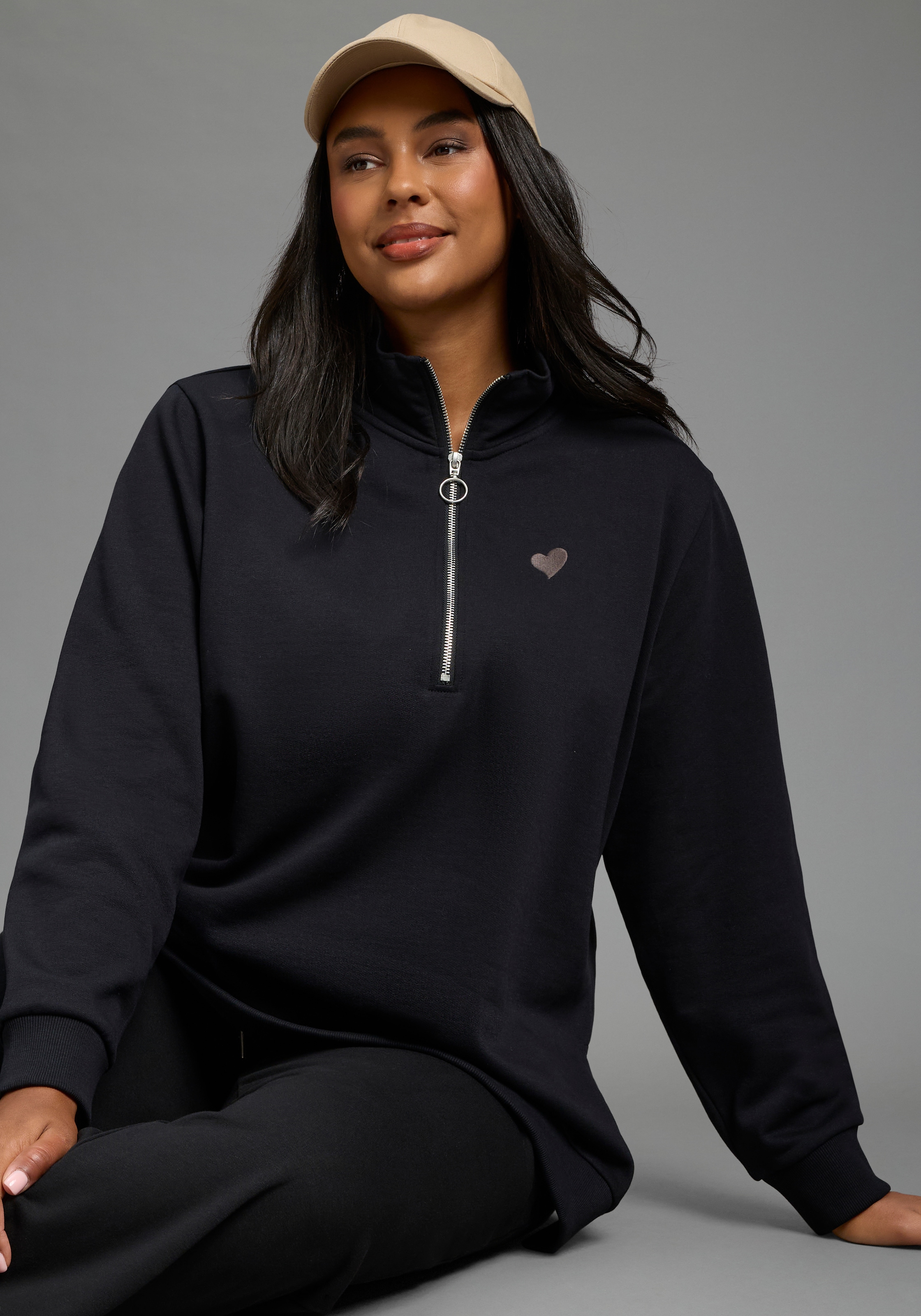 Laura Scott CURVE Longsweatshirt »Große Größen«
